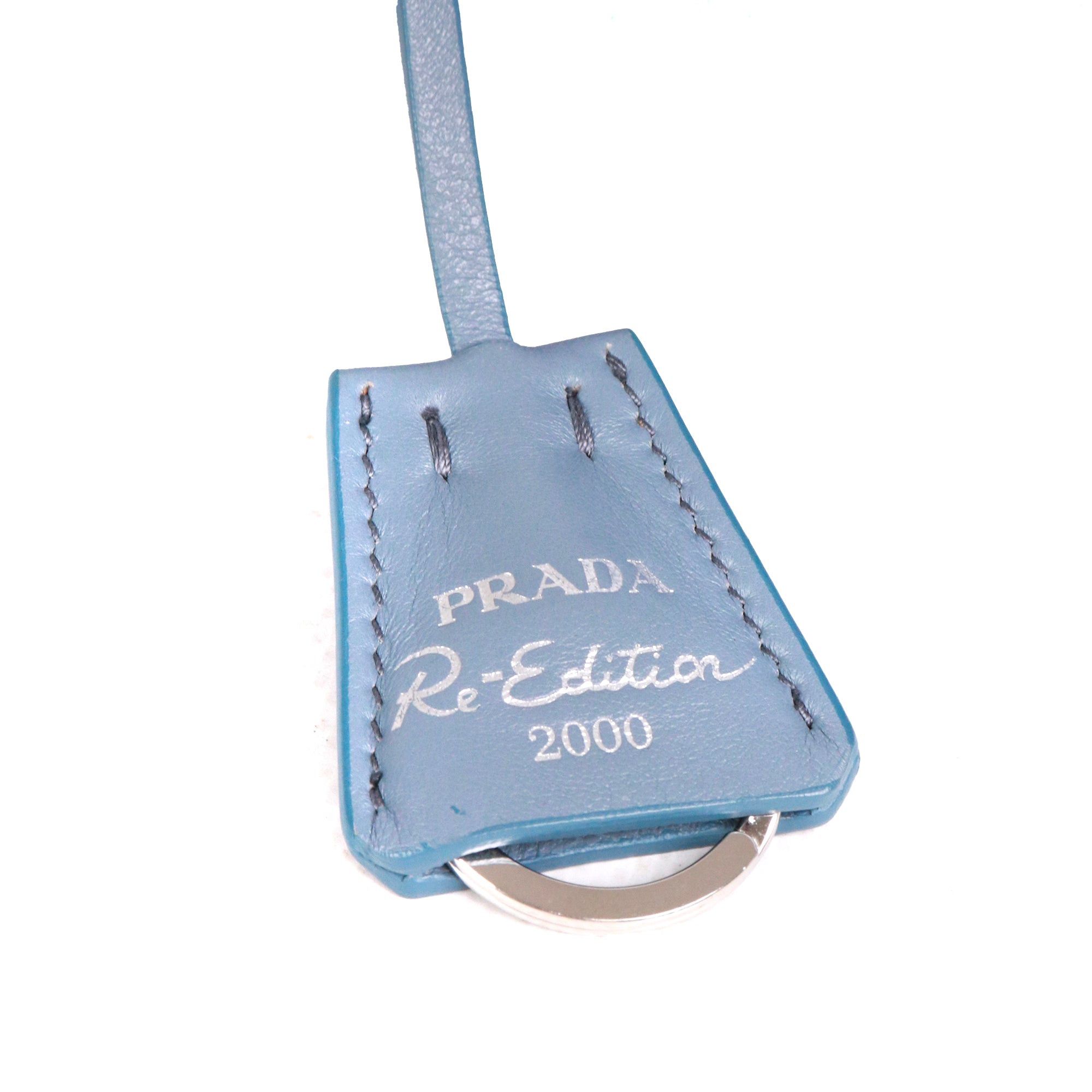 Prada PRADA - Prada Re-Édition 2000 mini shoulder bag in blue wool Size ONE SIZE - 5 Thumbnail