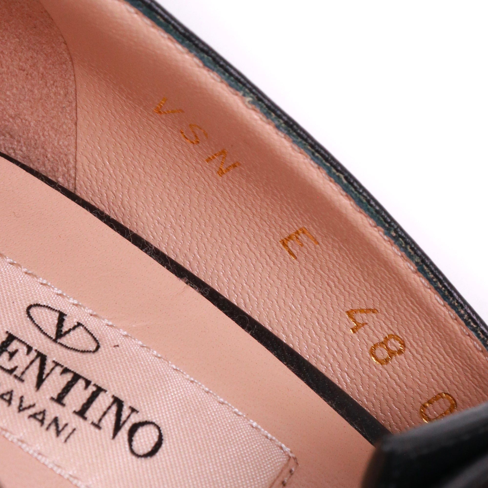 Valentino VALENTINO - Valentino Rockstud pumps in black leather (T36) Size US 5 / IT 35 - 7 Thumbnail