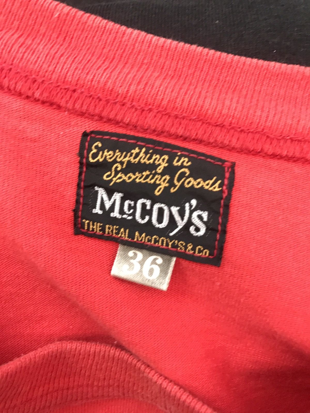 Japanese Brand × The Real McCoy's McCoy's Penn Trump Motoroil Red t shirt Size US S / EU 44-46 / 1 - 6 Thumbnail