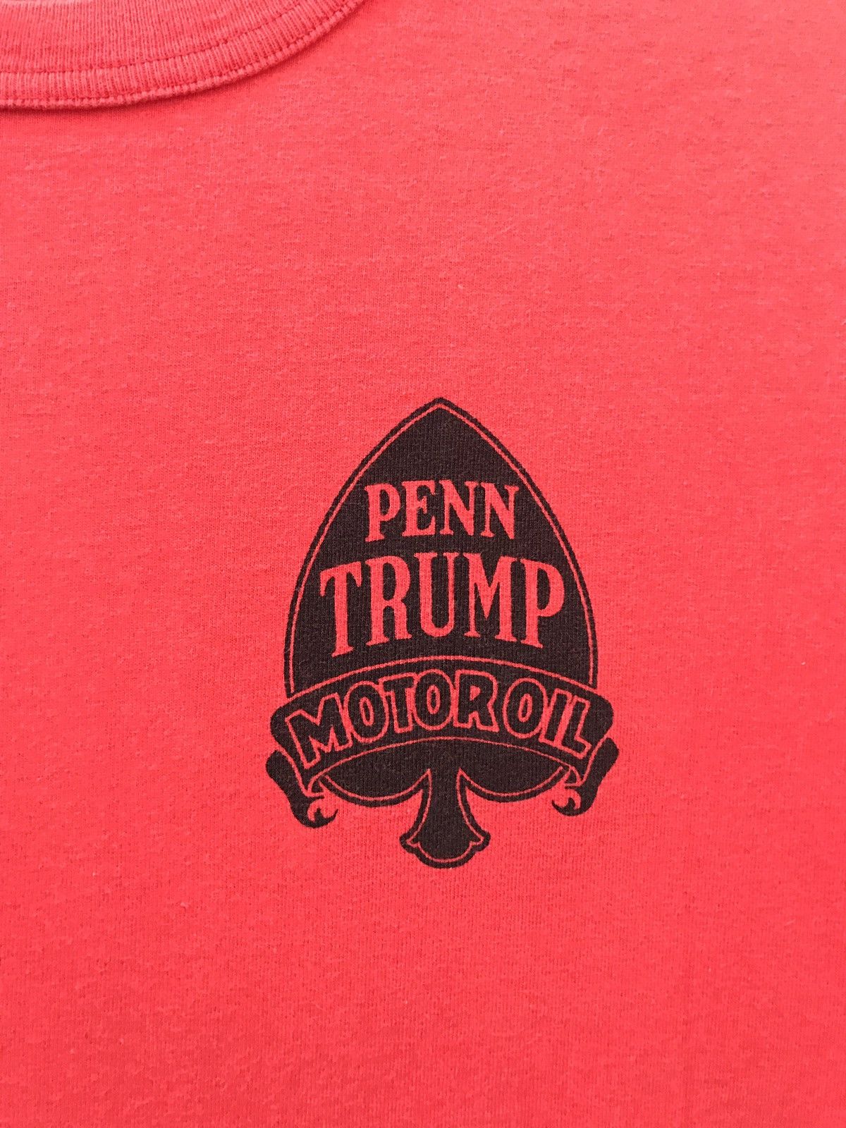 Japanese Brand × The Real McCoy's McCoy's Penn Trump Motoroil Red t shirt Size US S / EU 44-46 / 1 - 5 Thumbnail