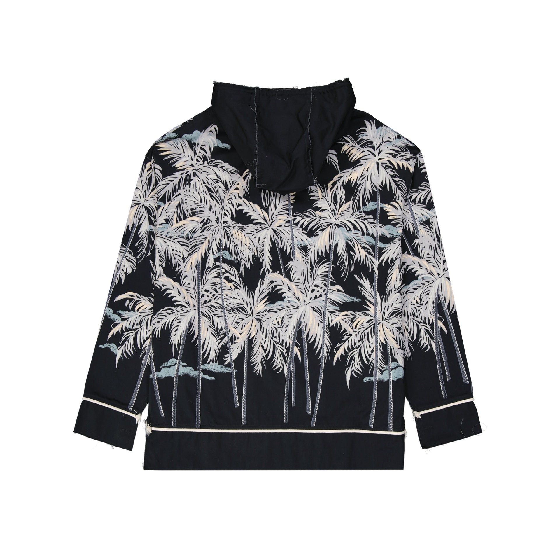 Palm Angels Palm Angels Hooded Printed Shirt Size US L / EU 52-54 / 3 - 2 Thumbnail