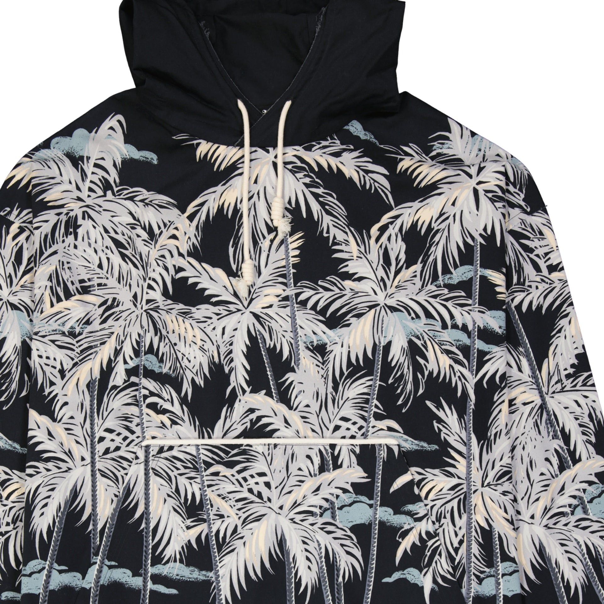 Palm Angels Palm Angels Hooded Printed Shirt Size US L / EU 52-54 / 3 - 3 Thumbnail