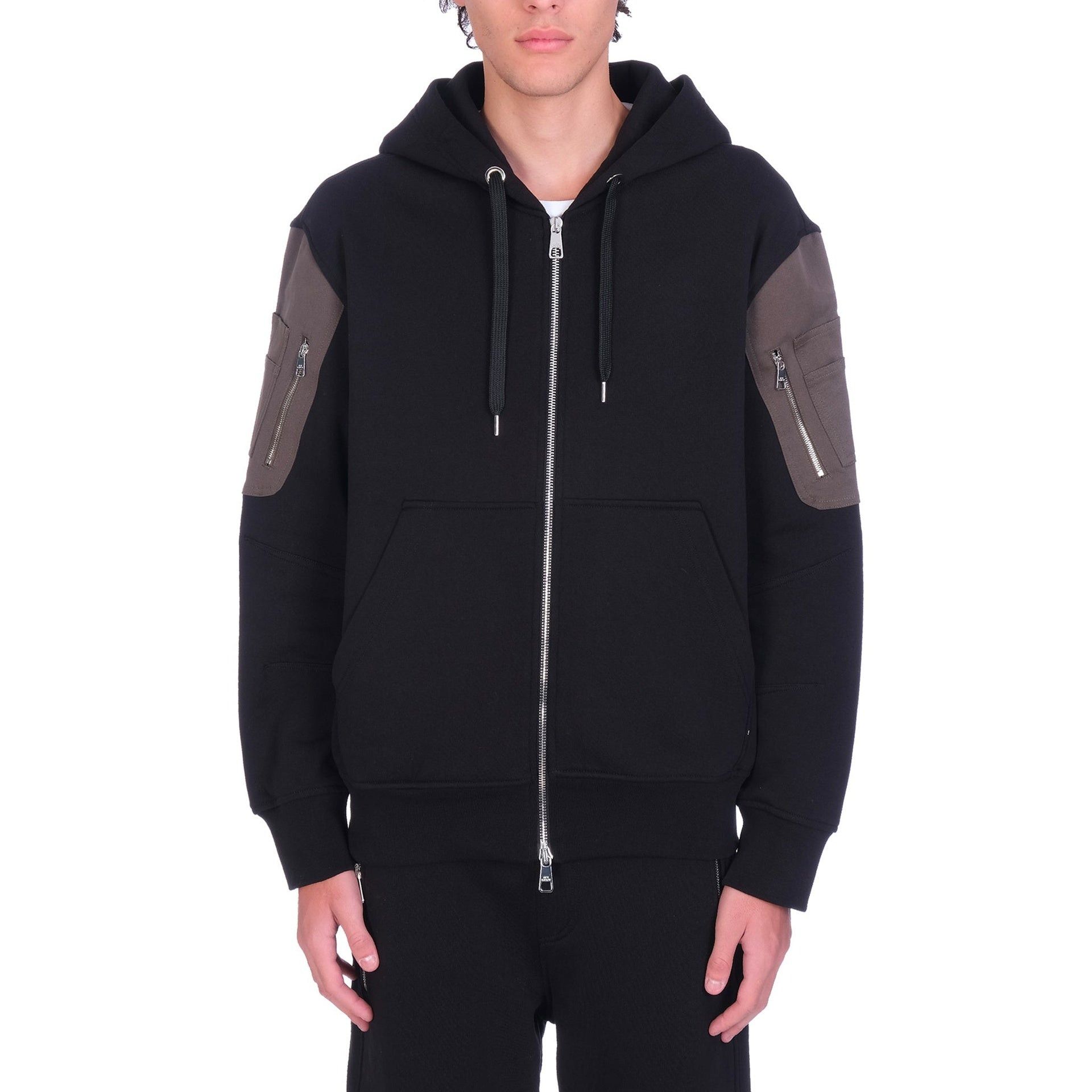 Neil Barrett Neil Barrett Cotton Logo Hooded Sweatshirt Size US L / EU 52-54 / 3 - 2 Thumbnail