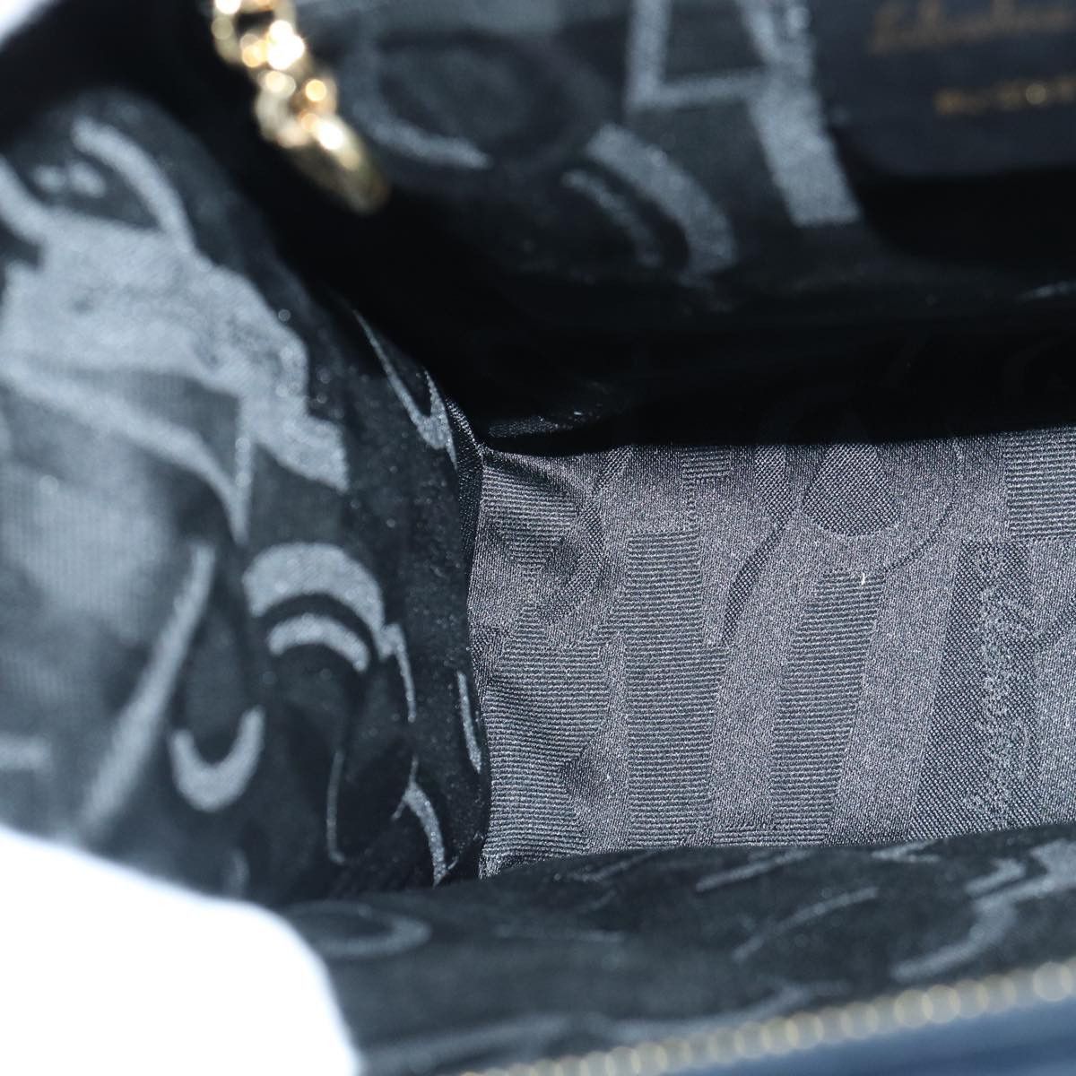 Salvatore Ferragamo Vala Navy Leather Shoulder Bag (Pre-Owned) Size ONE SIZE - 18 Thumbnail