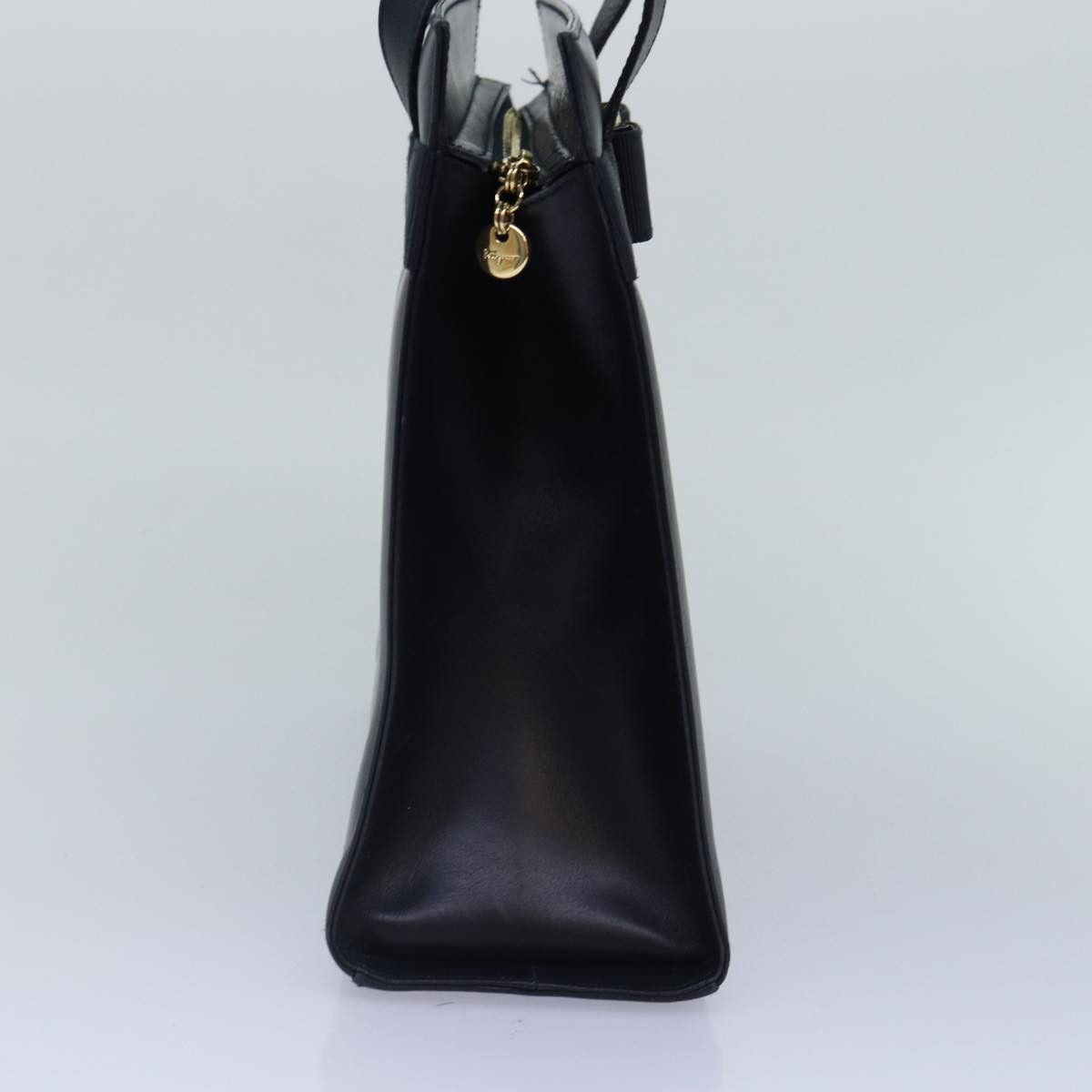 Salvatore Ferragamo Vala Navy Leather Shoulder Bag (Pre-Owned) Size ONE SIZE - 3 Thumbnail