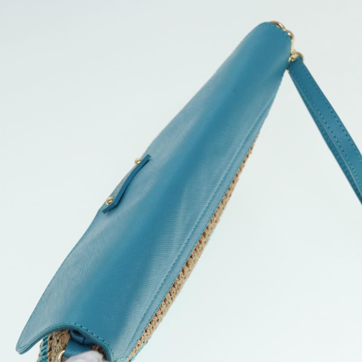 Burberry Blue Leather Shoulder Bag (Pre-Owned) Size ONE SIZE - 14 Thumbnail