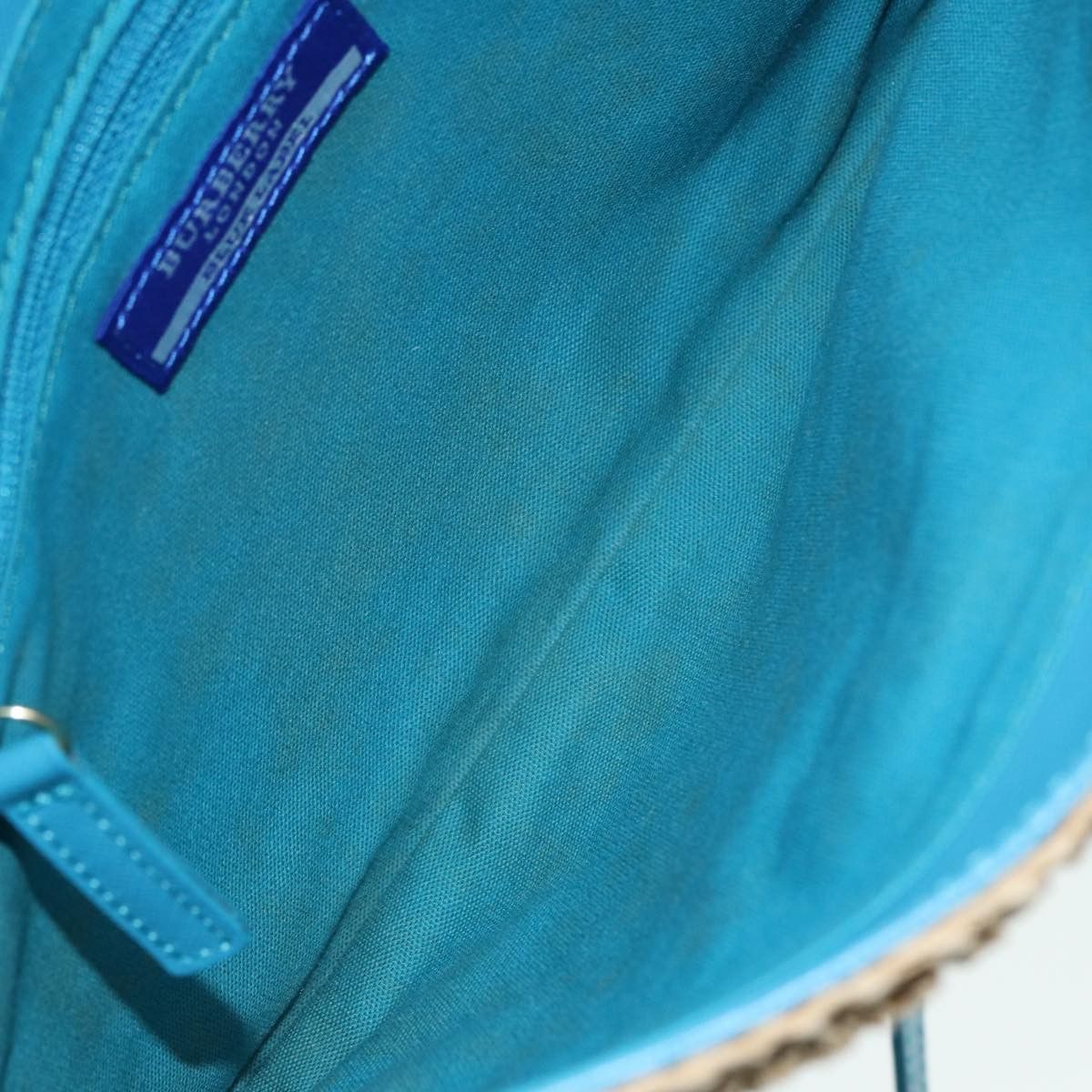 Burberry Blue Leather Shoulder Bag (Pre-Owned) Size ONE SIZE - 7 Thumbnail