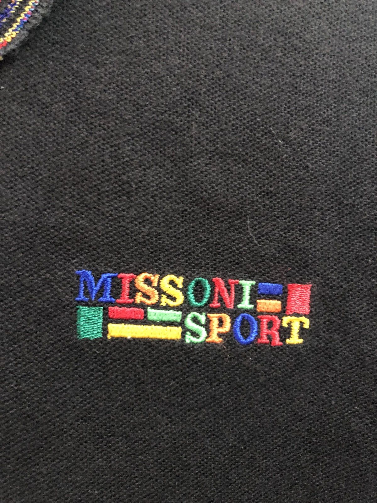 Missoni MISSONI Polo Shirt Rainbow Logo Not Burberry Size US S / EU 44-46 / 1 - 3 Thumbnail