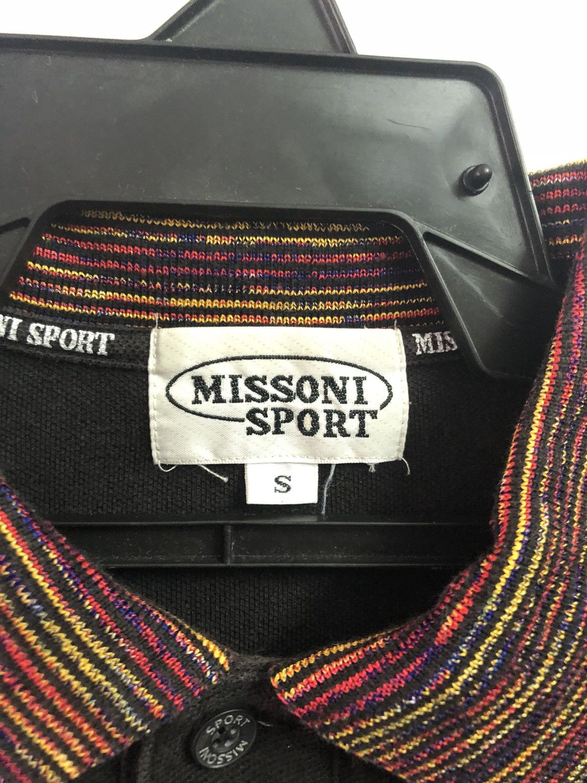 Missoni MISSONI Polo Shirt Rainbow Logo Not Burberry Size US S / EU 44-46 / 1 - 2 Thumbnail