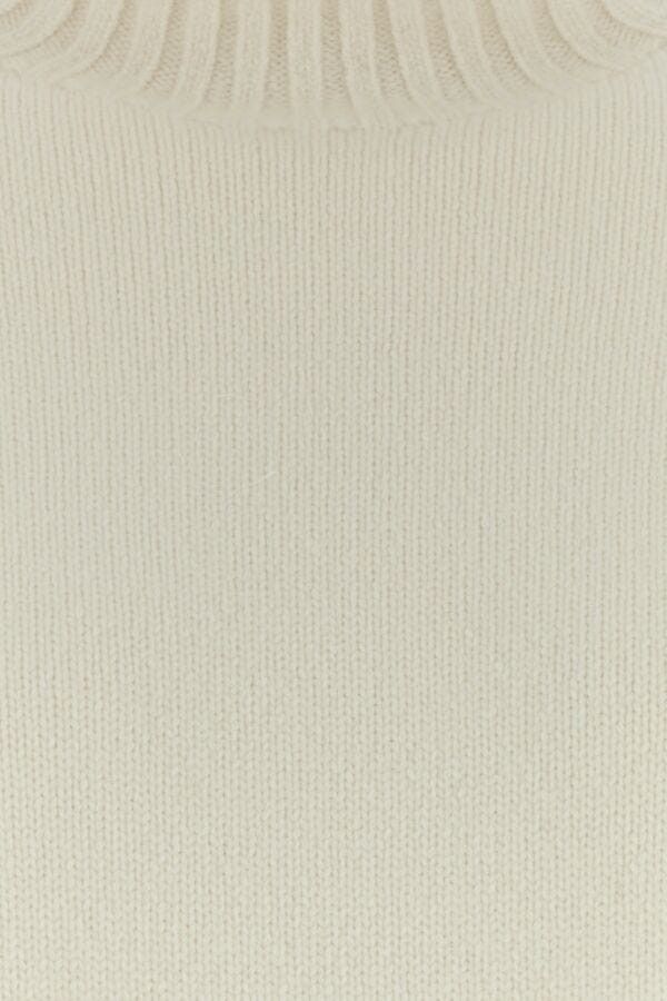 Bottega Veneta White Cashmere Sweater Size S / US 4 / IT 40 - 5 Thumbnail
