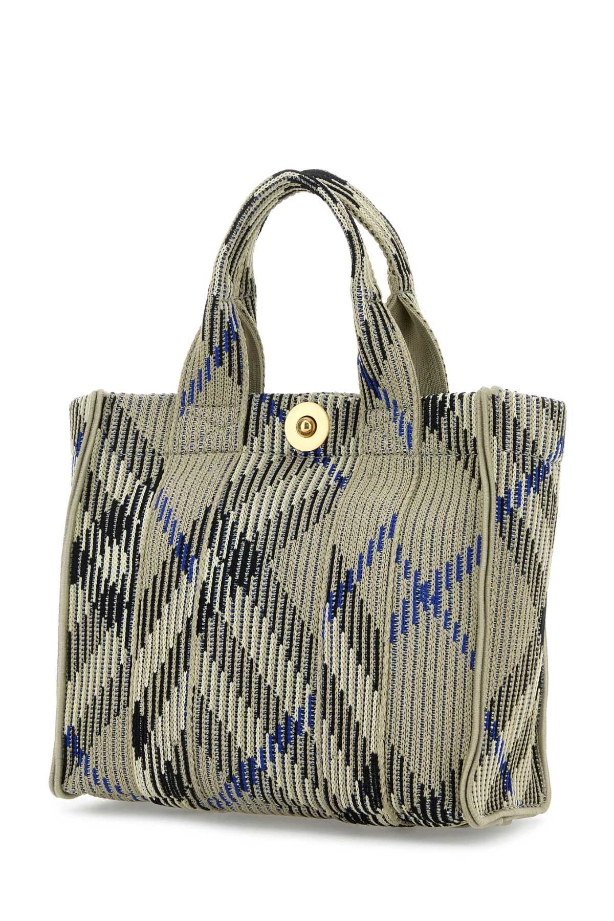 Burberry Embroidered Fabric Check Mini Handbag Size ONE SIZE - 2 Thumbnail