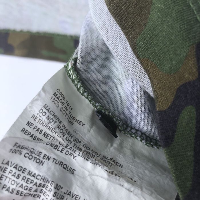 gosha rubchinskiy camo t shirt