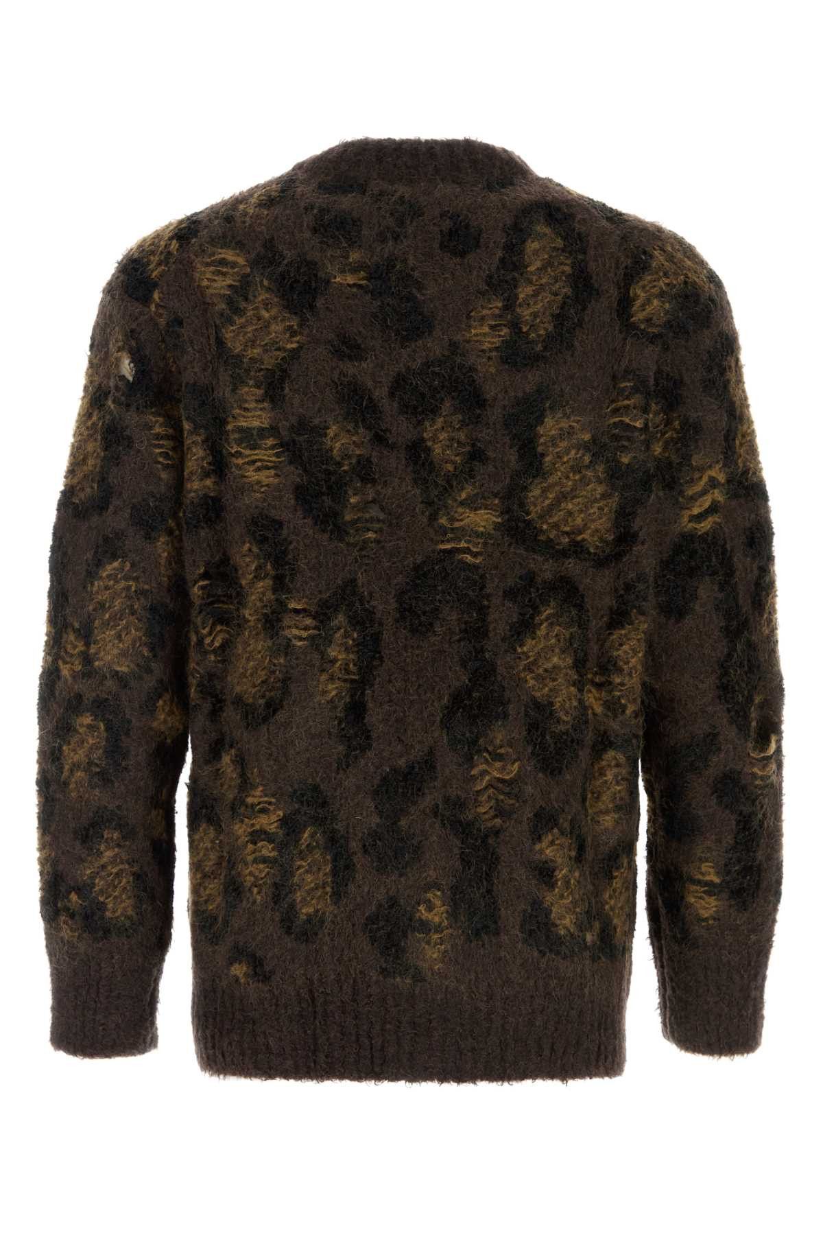Junya Watanabe Embroidered Wool Blend Sweater Size US M / EU 48-50 / 2 - 2 Thumbnail