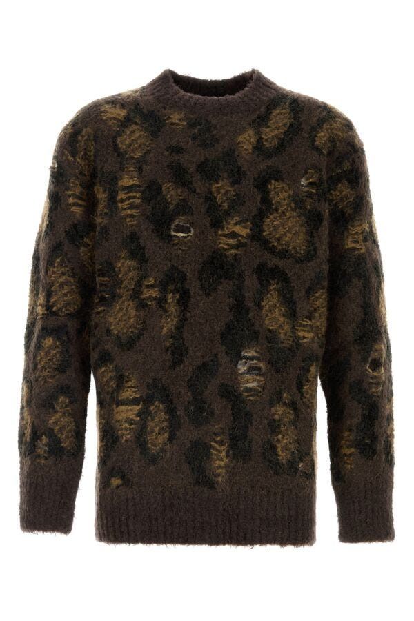 Junya Watanabe Embroidered Wool Blend Sweater Size US S / EU 44-46 / 1 - 3 Thumbnail
