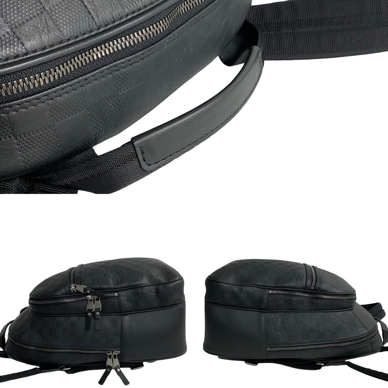 Louis Vuitton Louis Vuitton Backpack Black Leather Size ONE SIZE - 5 Thumbnail