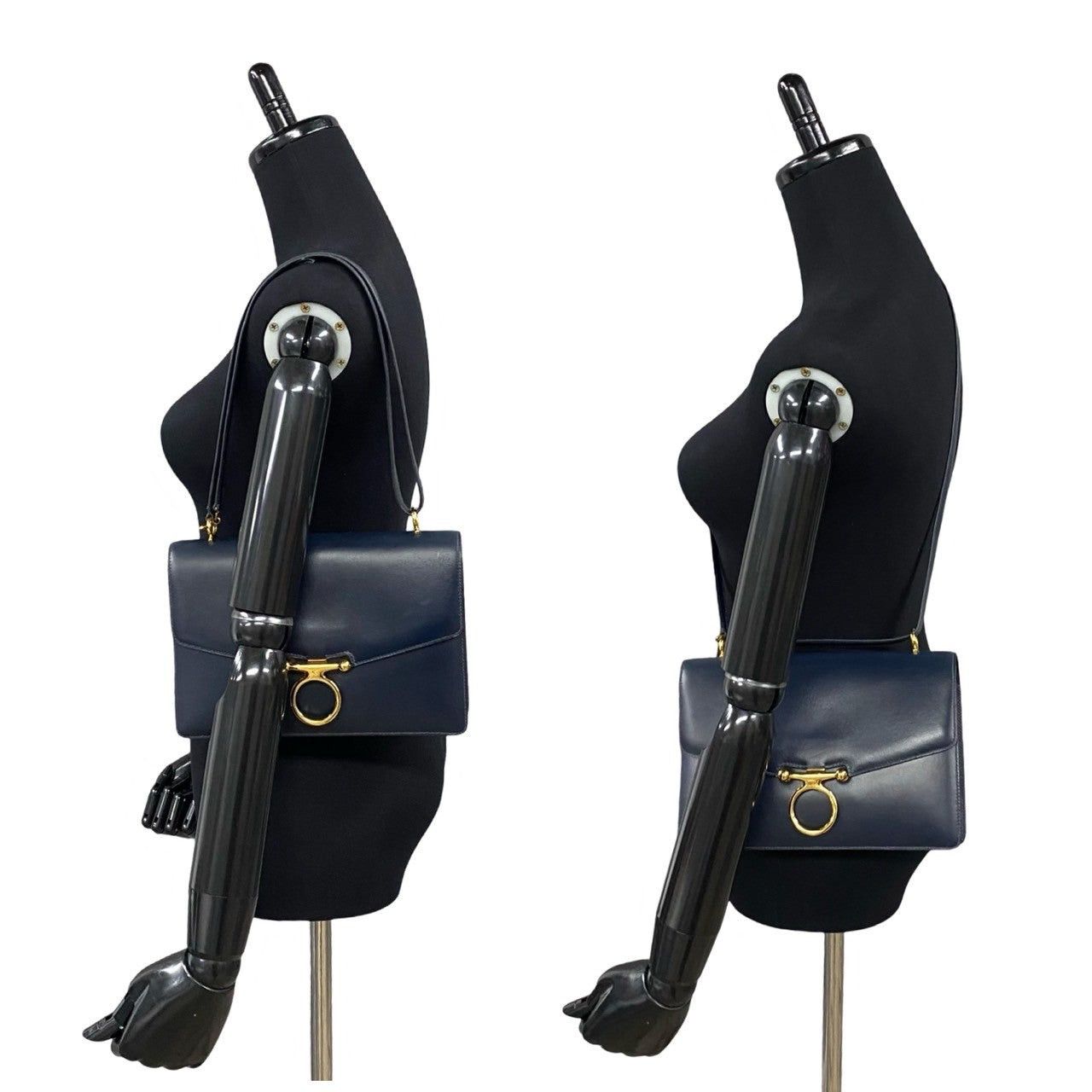 Hermes Hermes Shoulder Bag Navy Vitello Size ONE SIZE - 2 Thumbnail