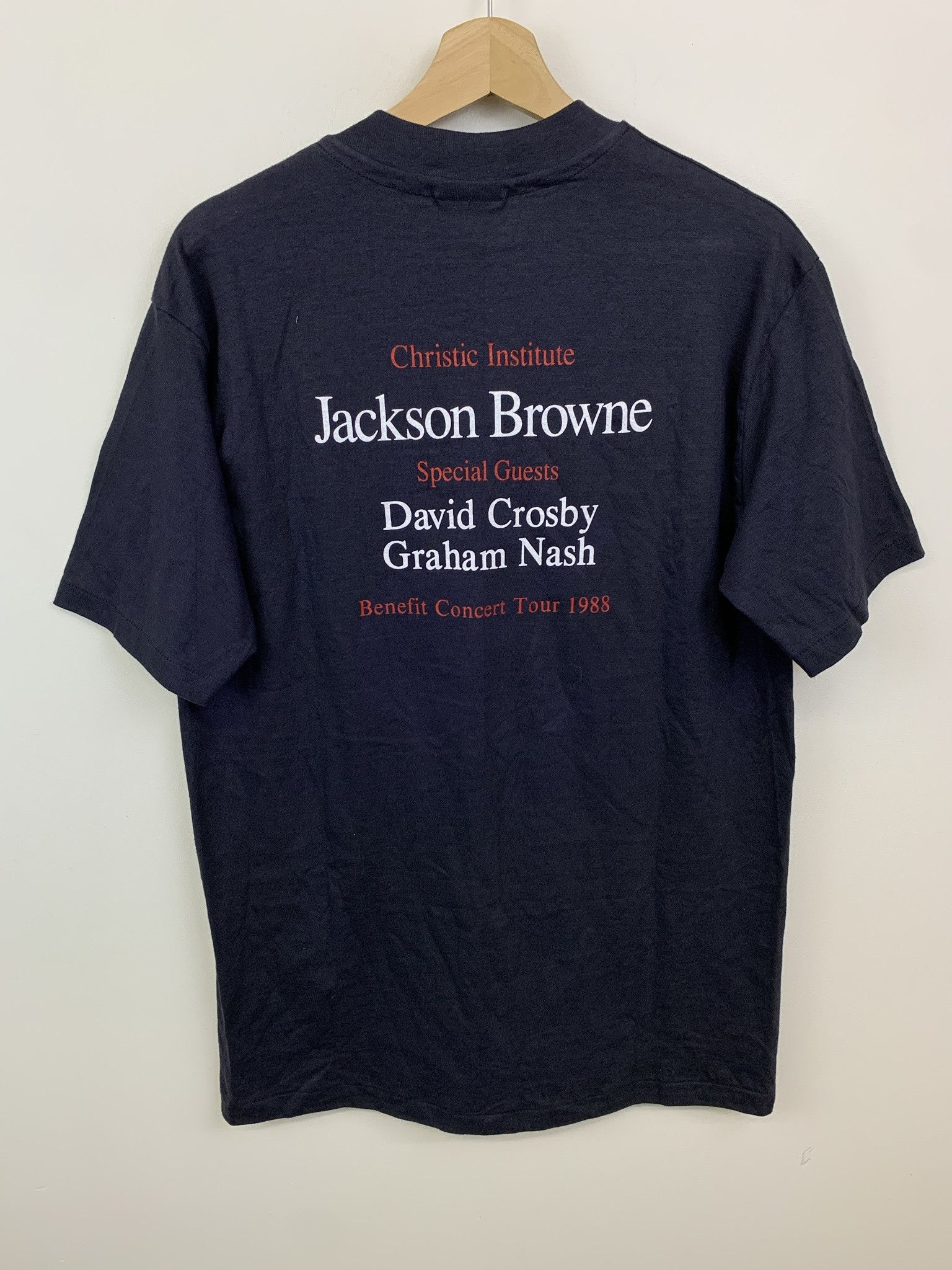 Other Vintage Jackson Browne Lapenca Project Stills and Nash Single Stitch Tour Tee Size L Size US L / EU 52-54 / 3 - 4 Thumbnail