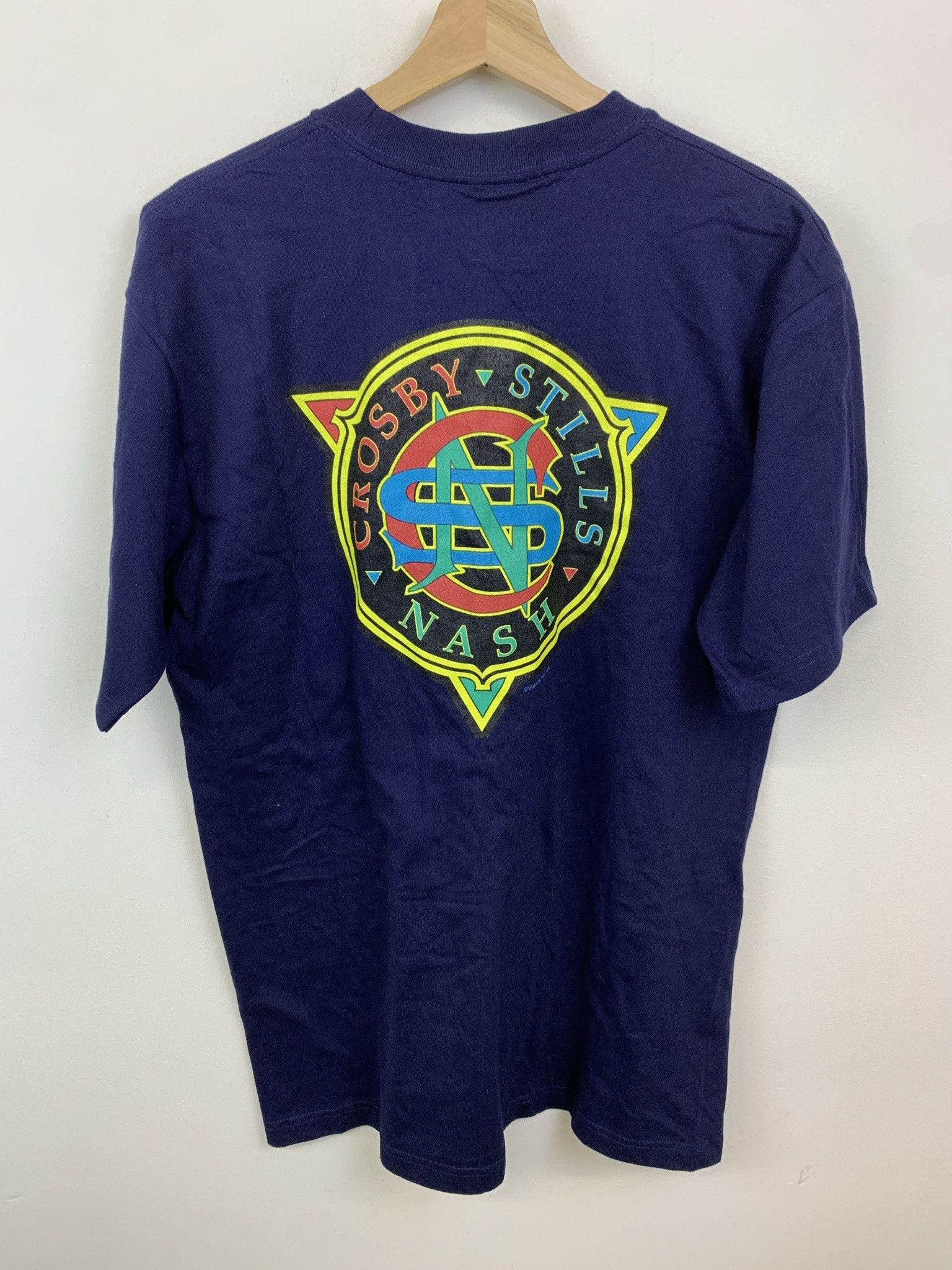 Other Vintage Crosby Stills Nash Rare Band Tee 1996 Tour Tee Size L Size US L / EU 52-54 / 3 - 3 Thumbnail
