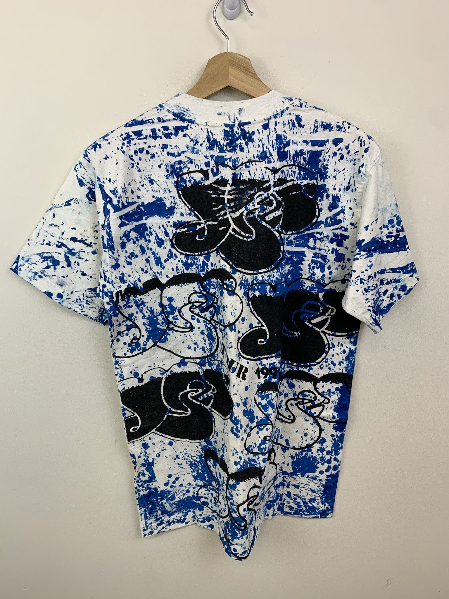 Other Vitnage 1991 Yes Rare All Over Print Singel Stitch Tour Tee Shirt Size M Size US M / EU 48-50 / 2 - 4 Thumbnail