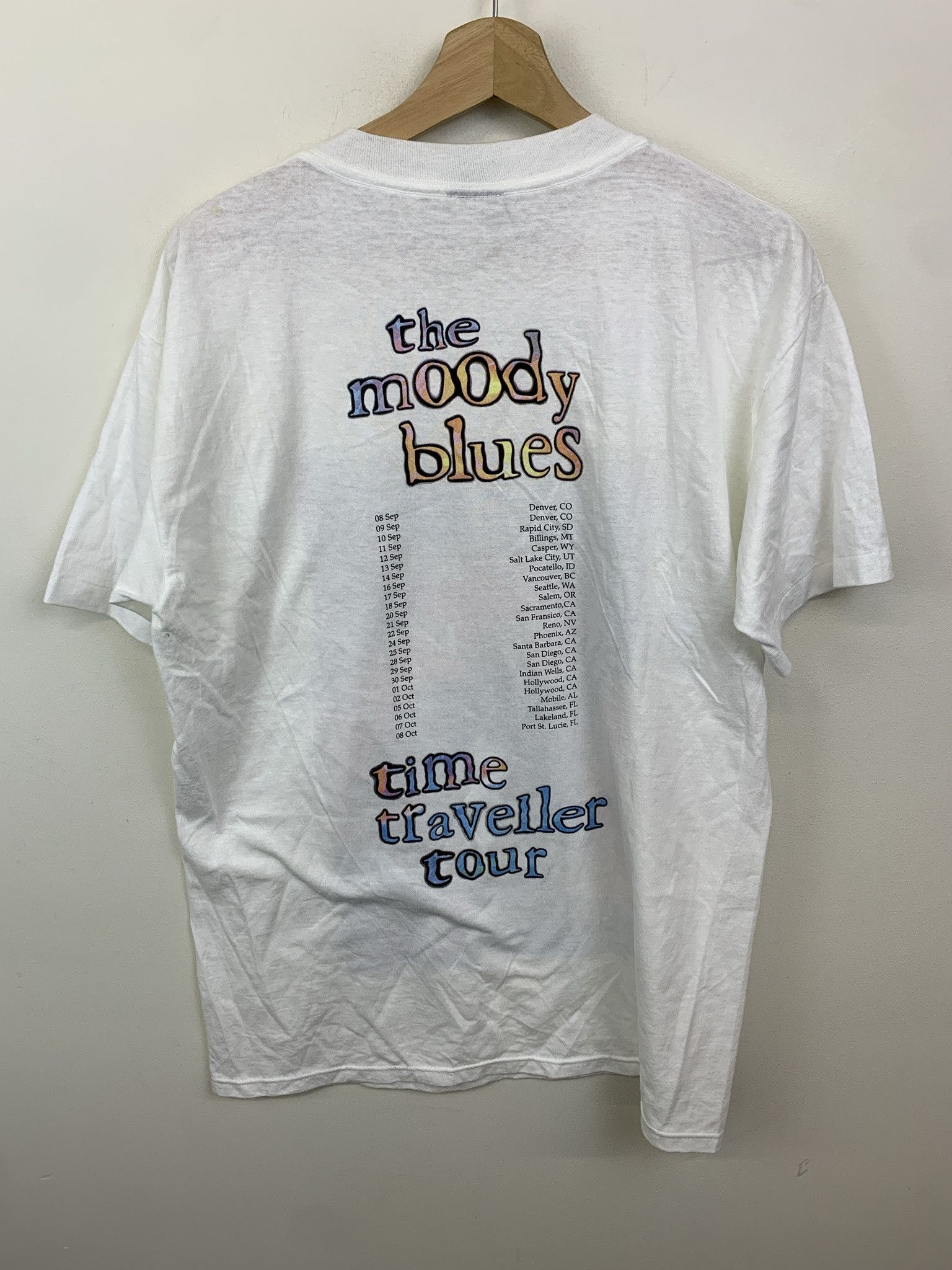 Other Vitnage The Moody Blues Time Traveler 1994 Single Stitch Tee Shirt Size L Size US L / EU 52-54 / 3 - 3 Thumbnail