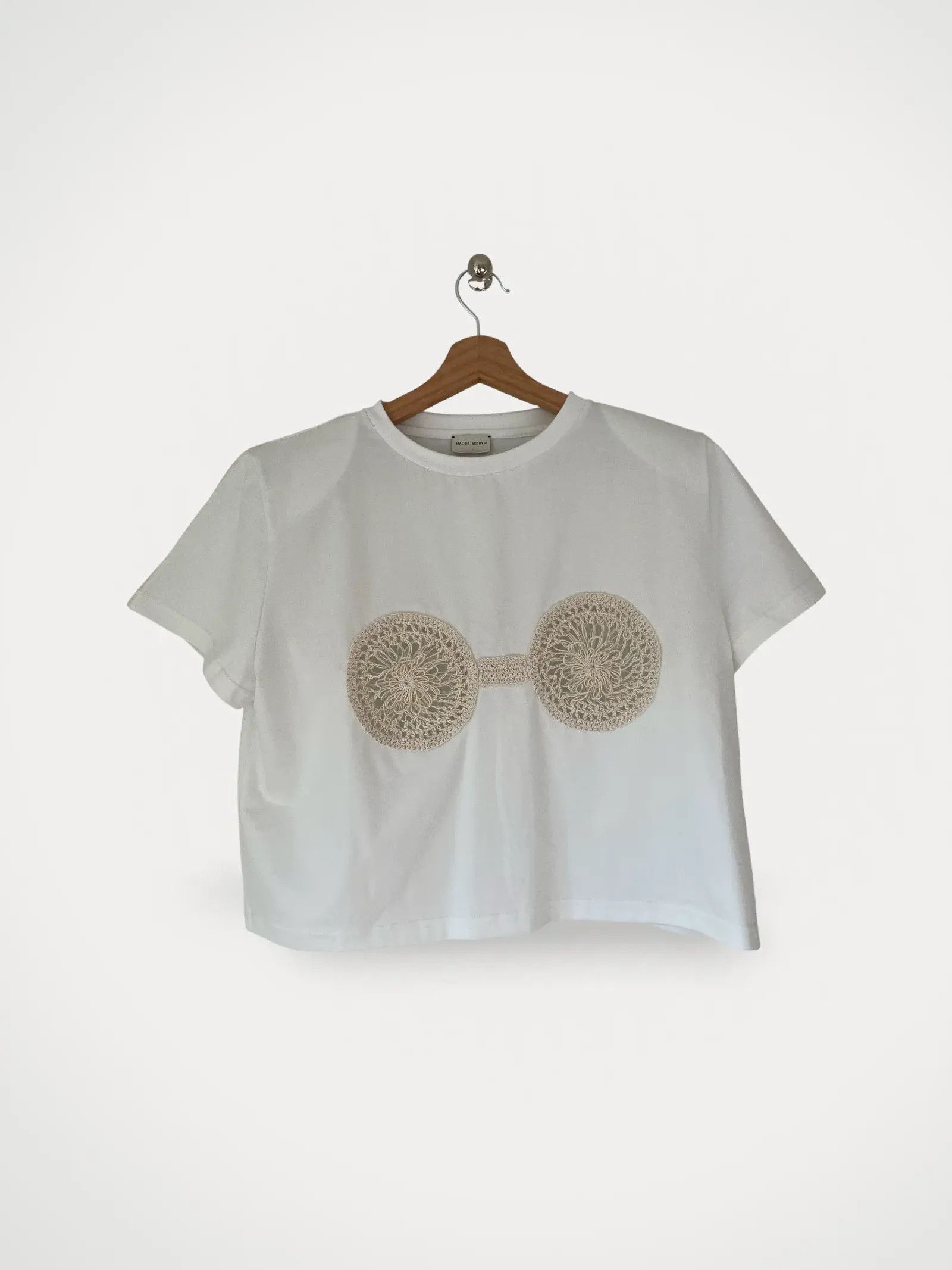 Magda Butrym Magda Butrym T-shirt crochet Short Sleeve T-shirt Size M / US 6-8 / IT 42-44 - 2 Thumbnail