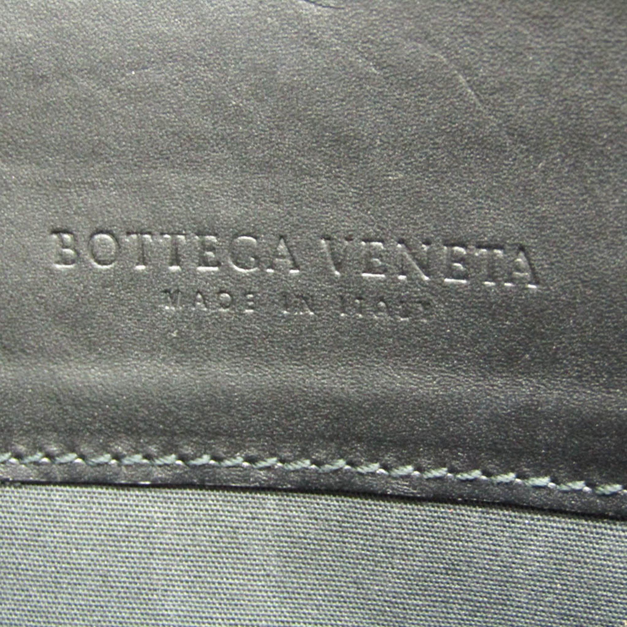 Bottega Veneta Bottega Veneta Intrecciato Men's Leather Document Case,Handbag Black Size ONE SIZE - 10 Thumbnail