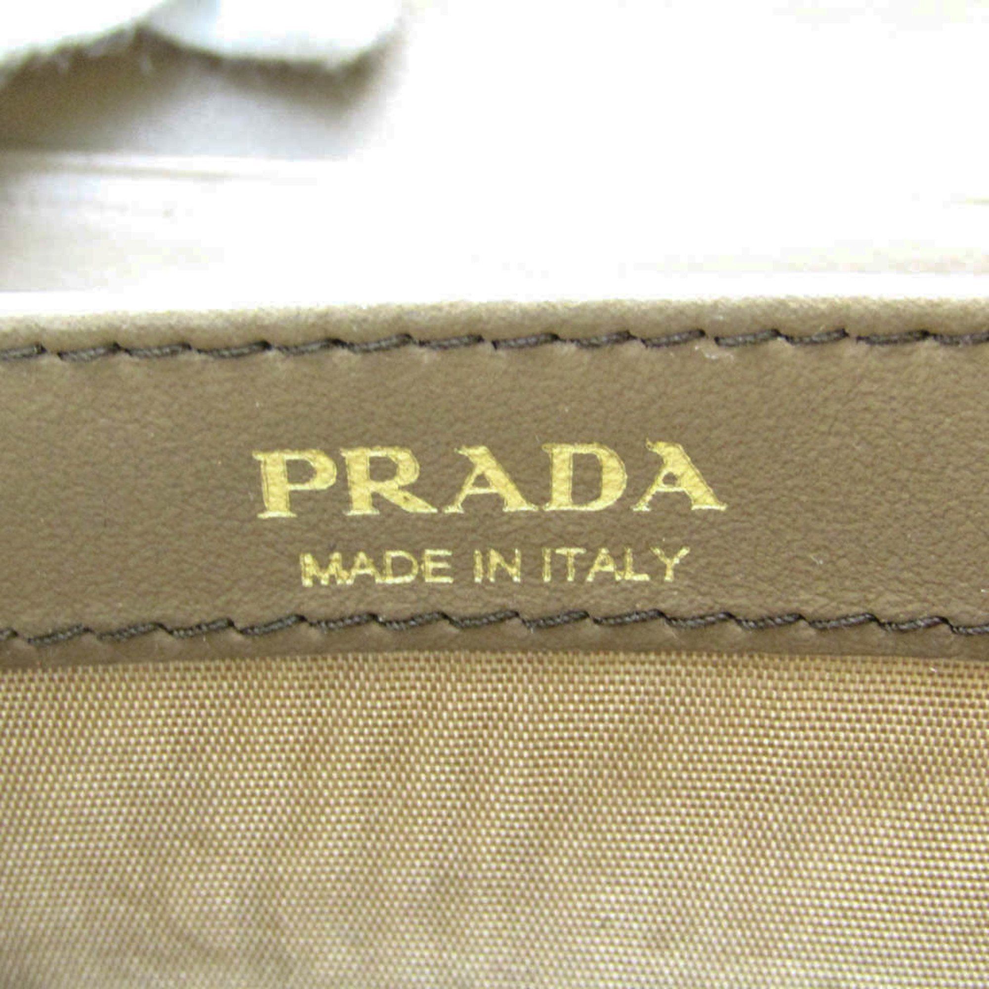 Prada Prada Saffiano Women's Leather Coin Purse/coin Case Brown Size ONE SIZE - 12 Thumbnail