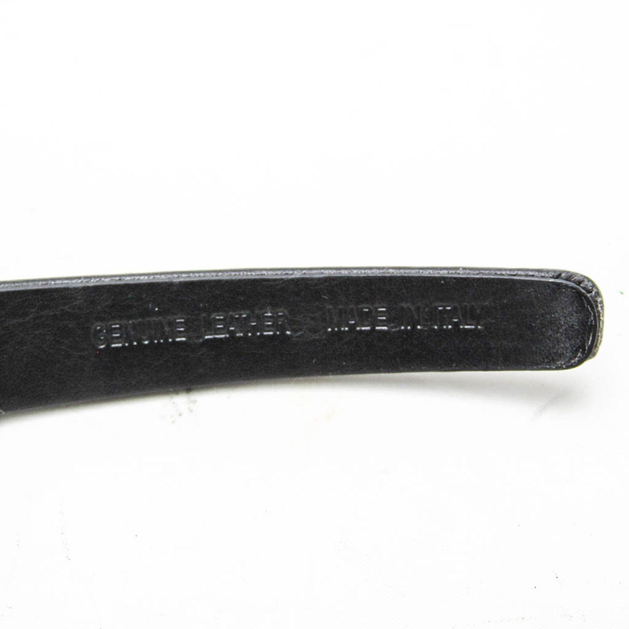 Salvatore Ferragamo Salvatore Ferragamo Vara Leather,Metal Women's Alice Band Black,Gold Size ONE SIZE - 11 Thumbnail