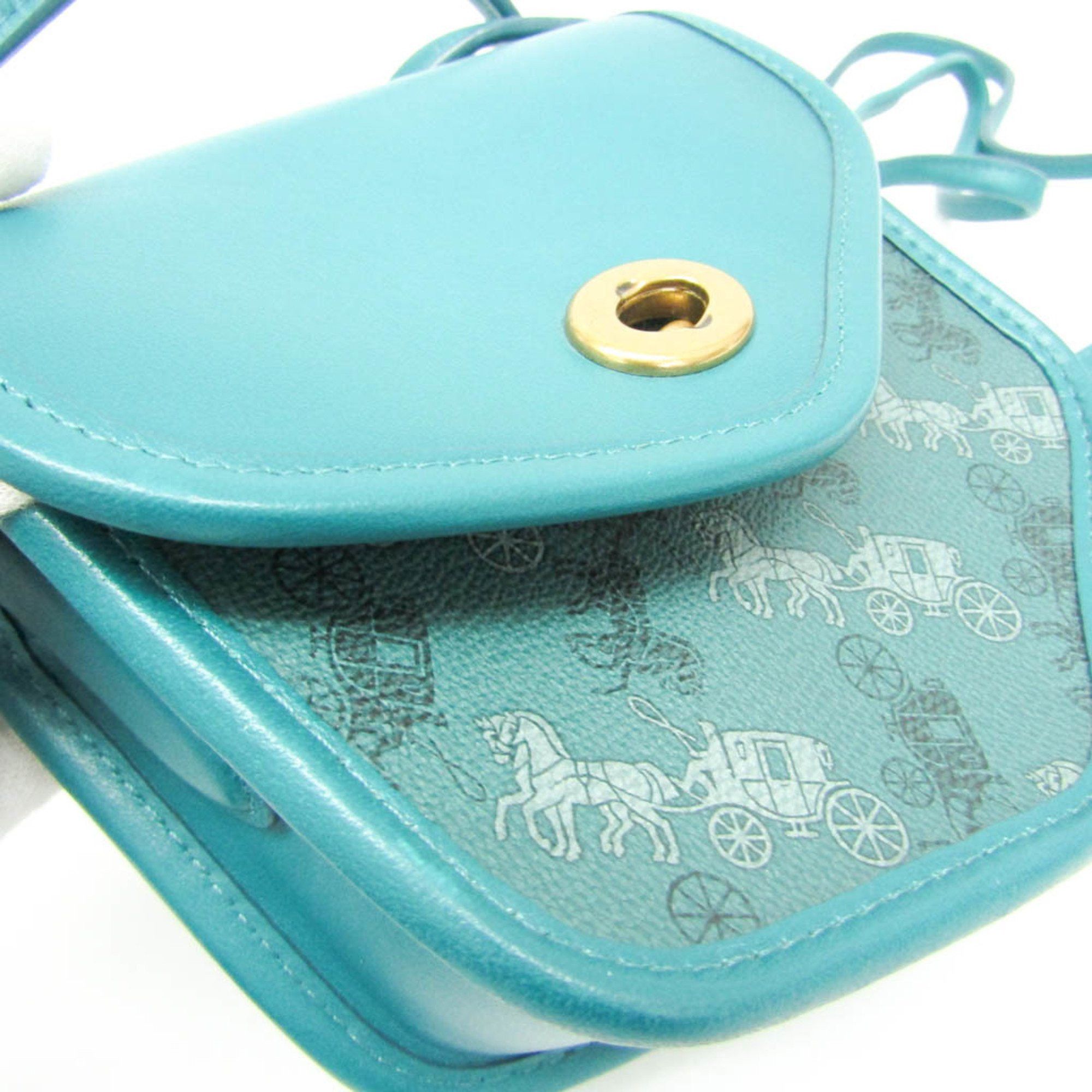 Coach Coach 2891 Women's Leather,PVC Shoulder Bag Blue Size ONE SIZE - 7 Thumbnail