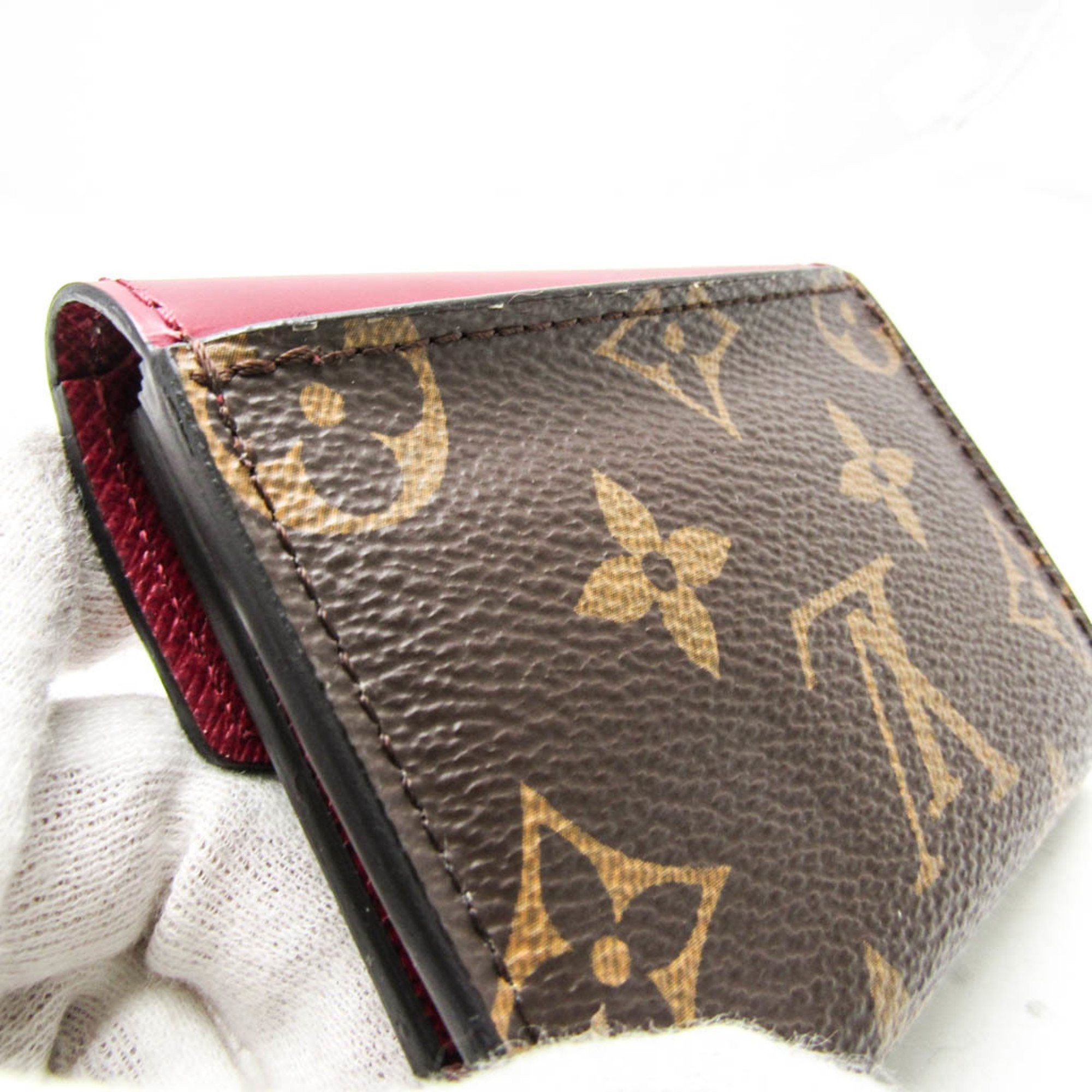 Louis Vuitton Louis Vuitton Monogram Zoe Wallet M62932 Women's Monogram Wallet (tri-fold) Fuchsia,Monogram Size ONE SIZE - 9 Thumbnail