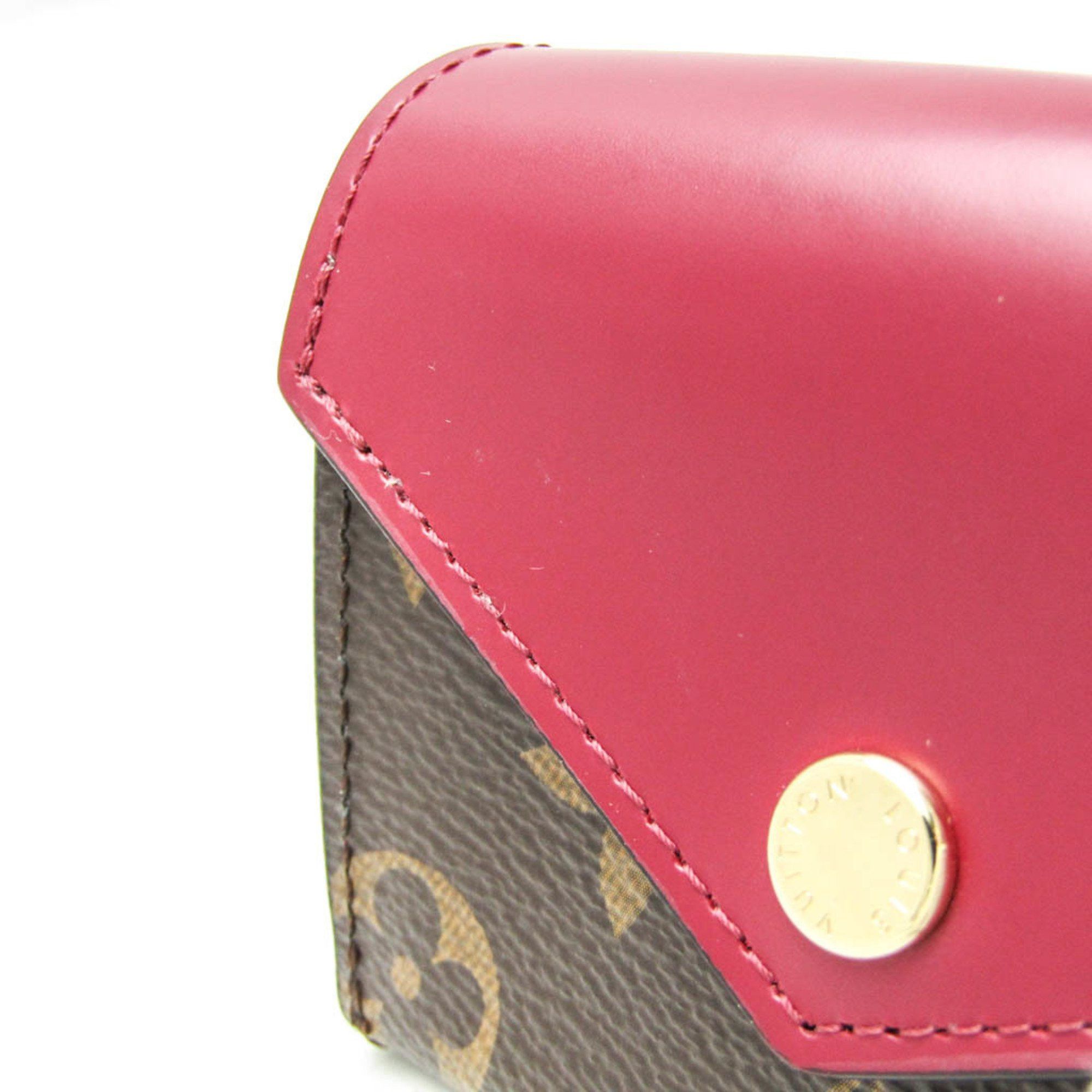 Louis Vuitton Louis Vuitton Monogram Zoe Wallet M62932 Women's Monogram Wallet (tri-fold) Fuchsia,Monogram Size ONE SIZE - 8 Thumbnail