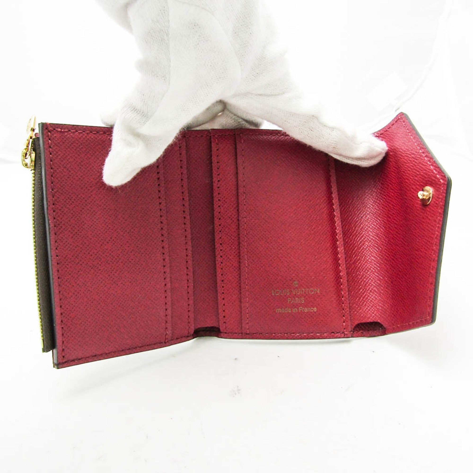 Louis Vuitton Louis Vuitton Monogram Zoe Wallet M62932 Women's Monogram Wallet (tri-fold) Fuchsia,Monogram Size ONE SIZE - 3 Thumbnail