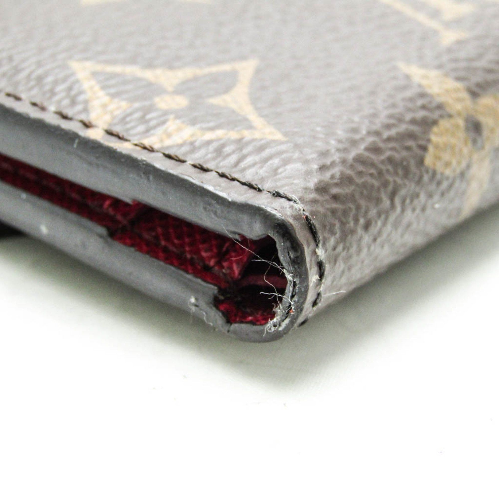 Louis Vuitton Louis Vuitton Monogram Zoe Wallet M62932 Women's Monogram Wallet (tri-fold) Fuchsia,Monogram Size ONE SIZE - 5 Thumbnail