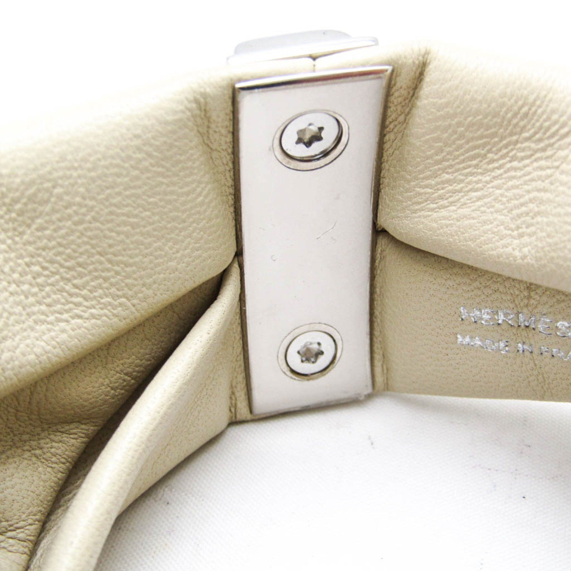 Hermes Hermes Medor Petit H Leather Bangle Light Beige Size ONE SIZE - 7 Thumbnail