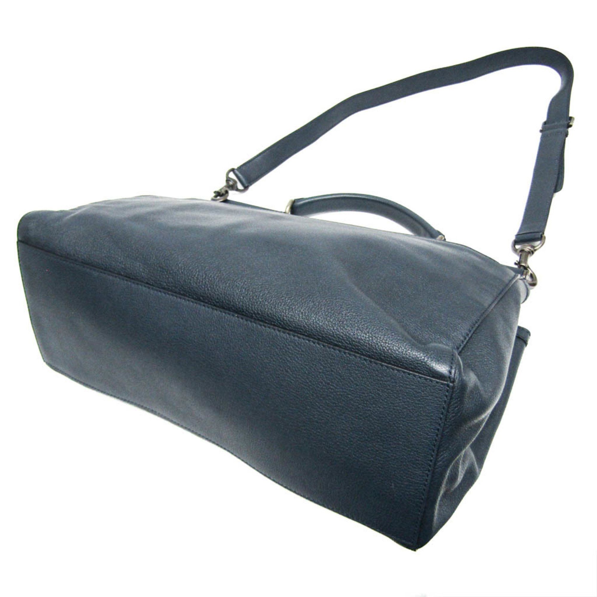 Dolce & Gabbana Dolce & Gabbana Men's Leather Document Case,Shoulder Bag Blue Size ONE SIZE - 2 Thumbnail