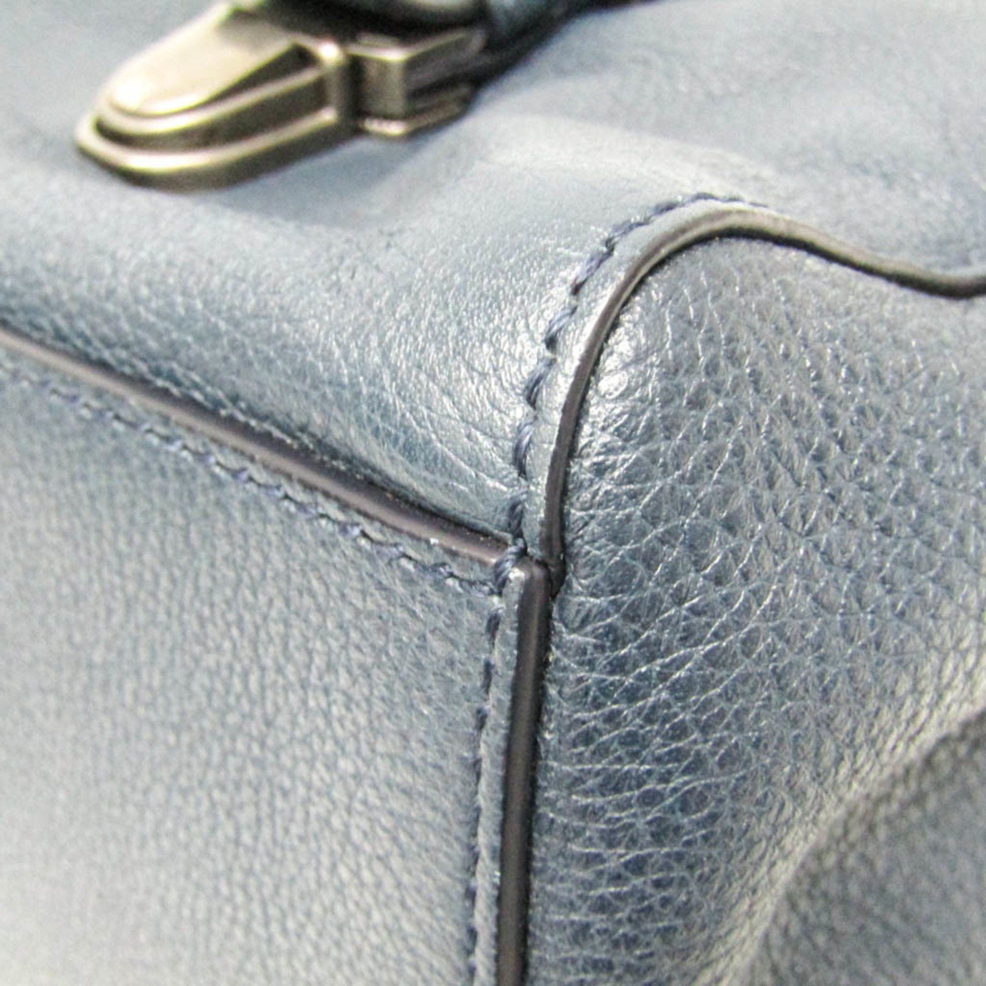 Dolce & Gabbana Dolce & Gabbana Men's Leather Document Case,Shoulder Bag Blue Size ONE SIZE - 4 Thumbnail