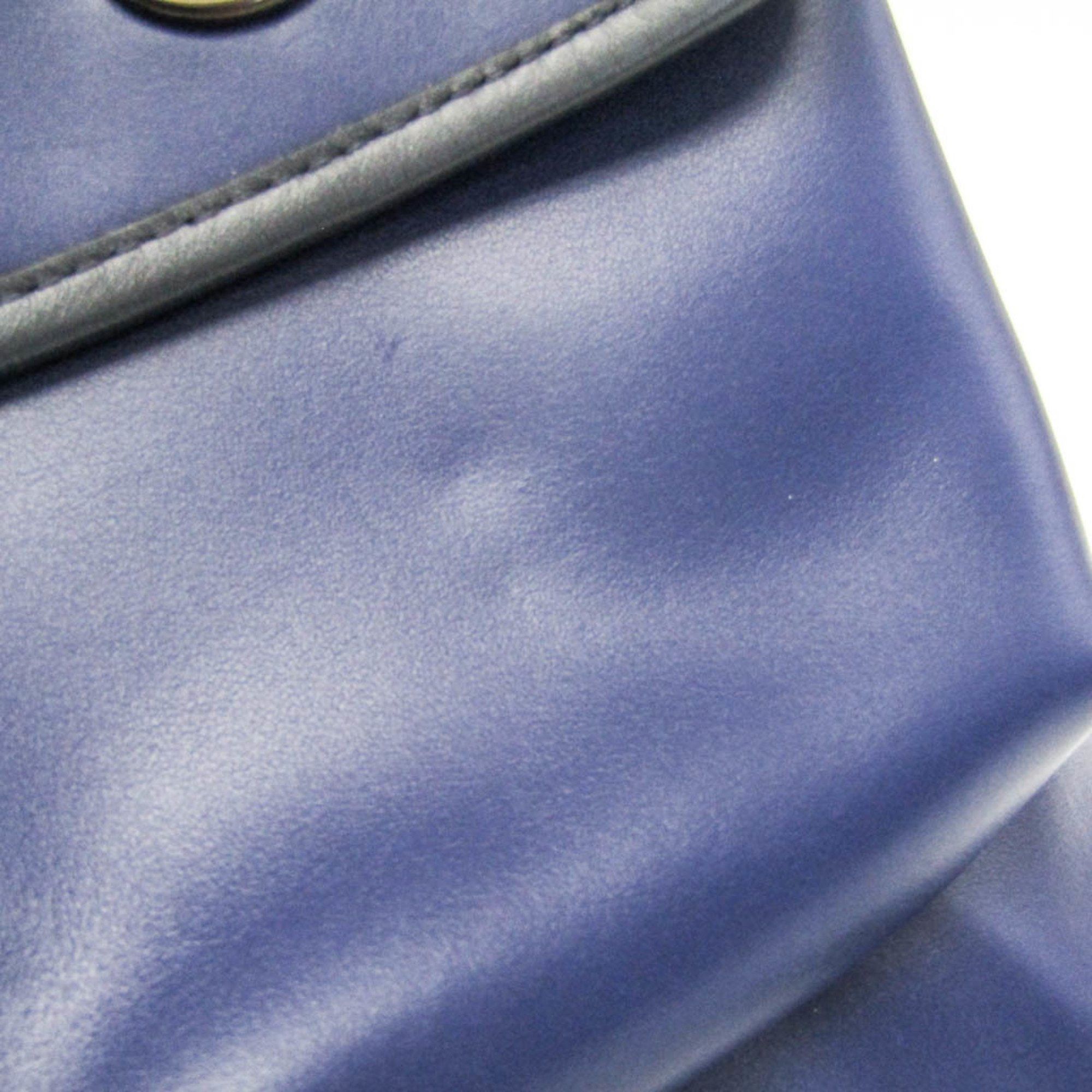 Coach Coach Heritage C2902 Men's Leather Backpack Blue Size ONE SIZE - 8 Thumbnail