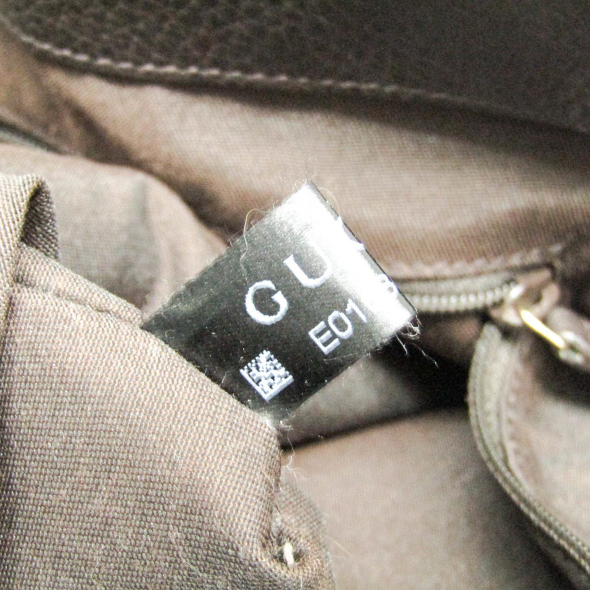 Gucci Gucci Diamante 353706 Men,Women Canvas,Leather Tote Bag Beige,Brown Size ONE SIZE - 10 Thumbnail