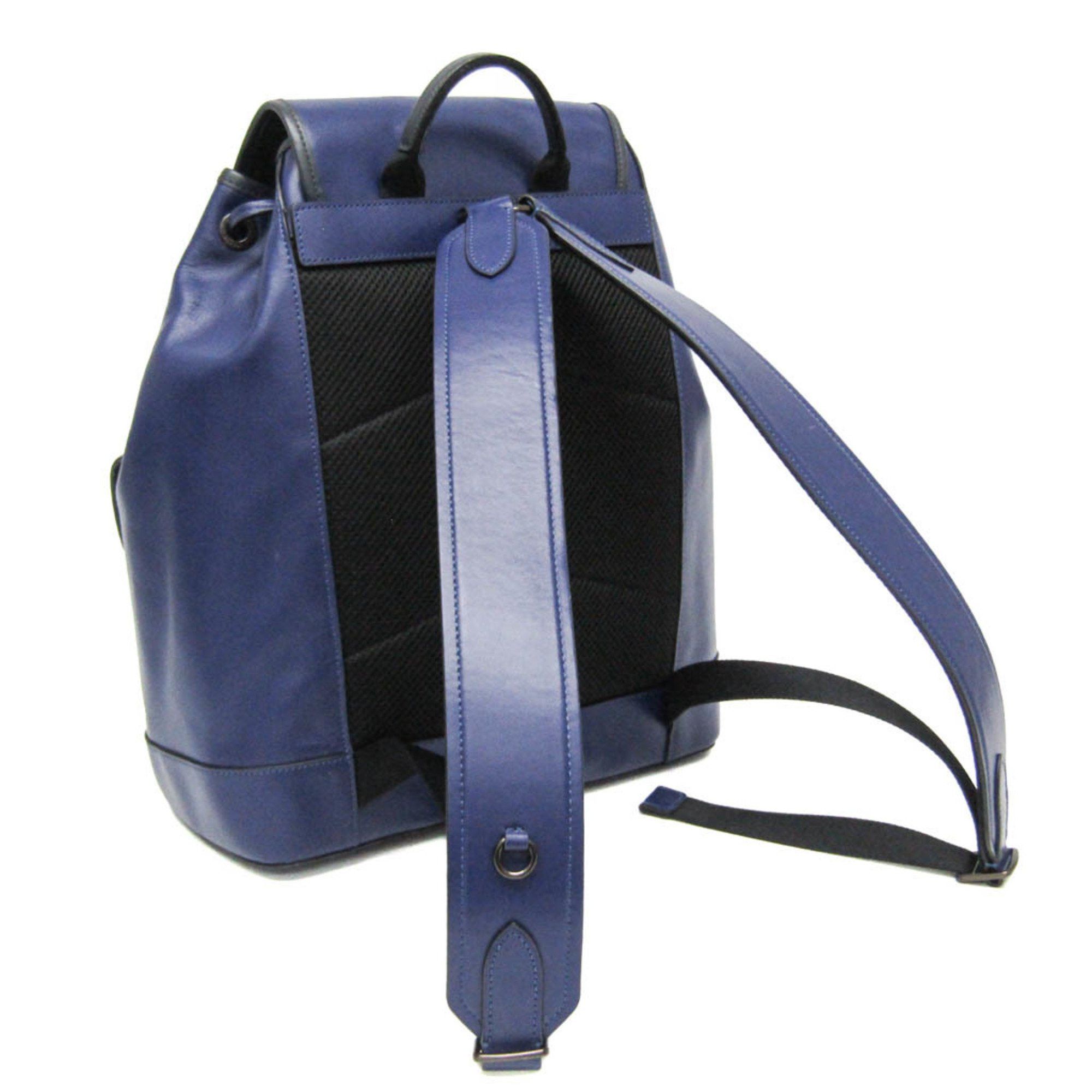 Coach Coach Heritage C2902 Men's Leather Backpack Blue Size ONE SIZE - 2 Thumbnail