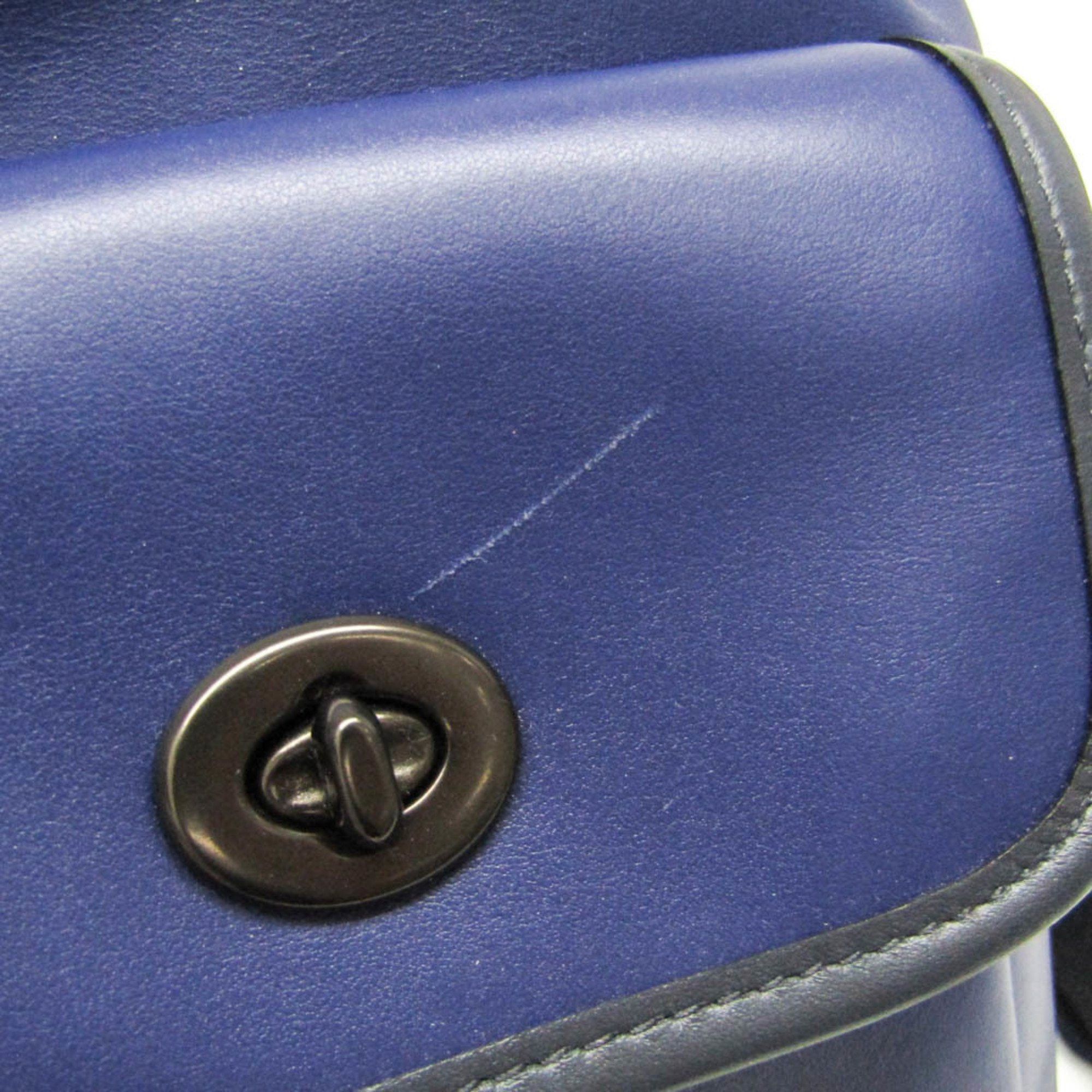 Coach Coach Heritage C2902 Men's Leather Backpack Blue Size ONE SIZE - 6 Thumbnail