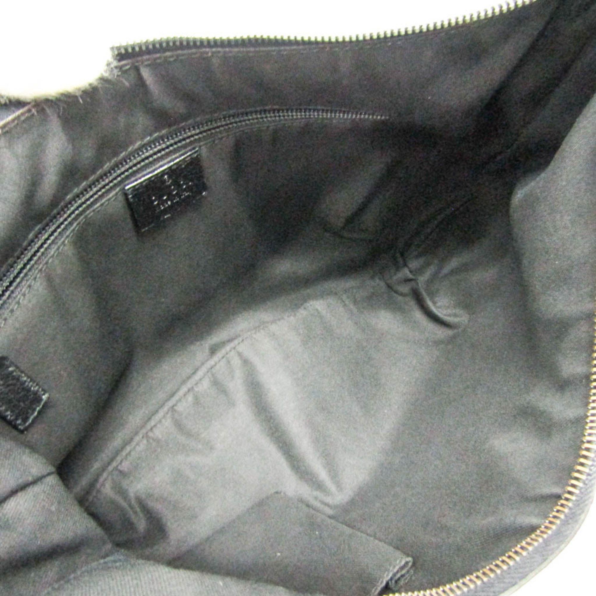 Gucci Gucci GG Canvas 181092 Women's GG Canvas,Leather Shoulder Bag Black Size ONE SIZE - 3 Thumbnail