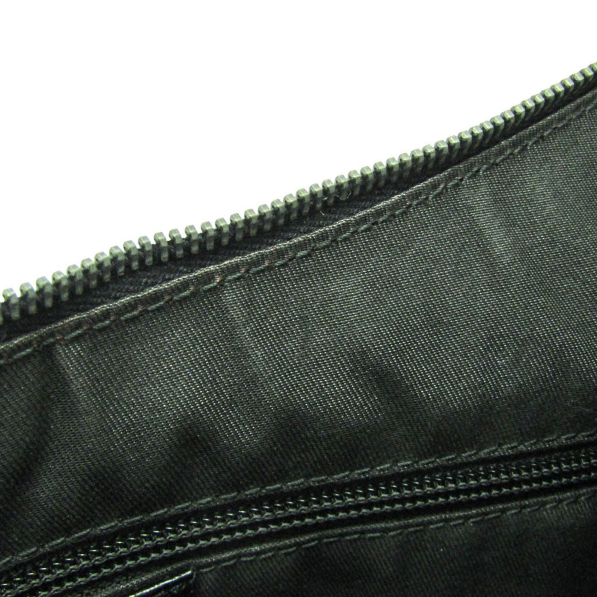 Gucci Gucci GG Canvas 181092 Women's GG Canvas,Leather Shoulder Bag Black Size ONE SIZE - 9 Thumbnail