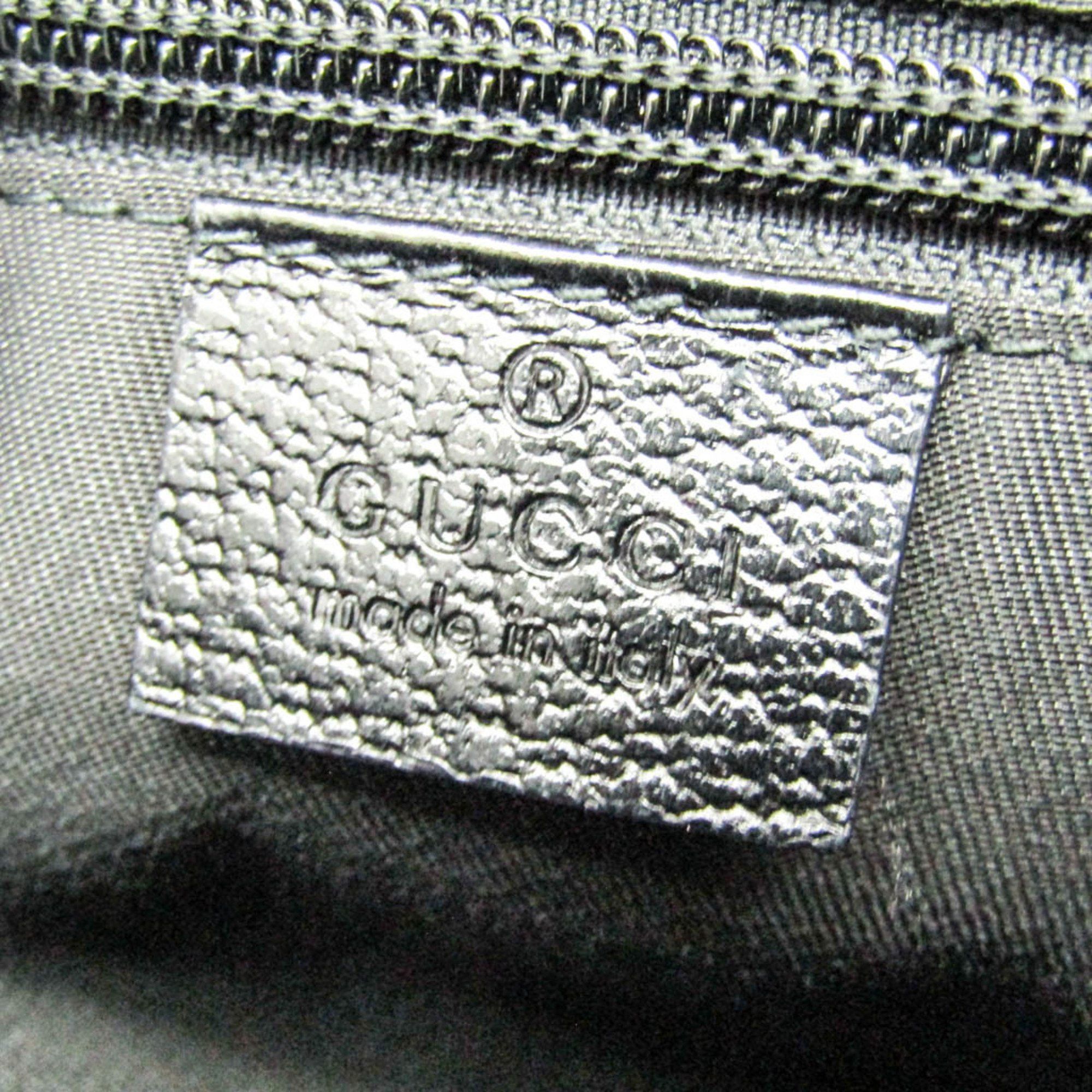 Gucci Gucci GG Canvas 181092 Women's GG Canvas,Leather Shoulder Bag Black Size ONE SIZE - 10 Thumbnail