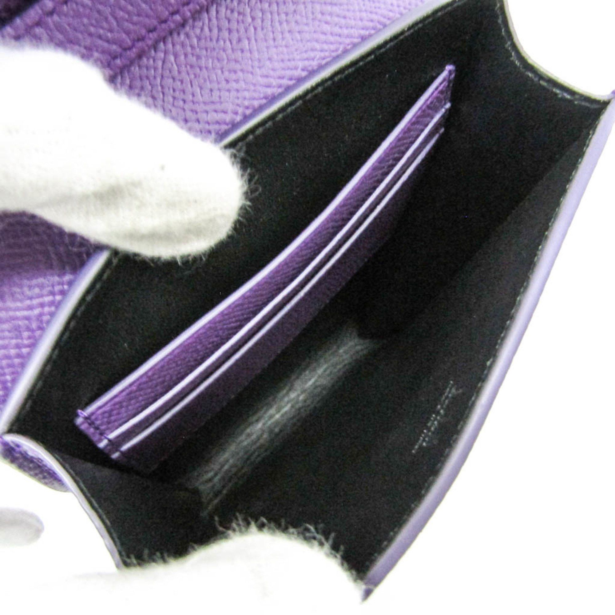Alfred Dunhill Dunhill CADOGAN Mini Shoulder Pouch Women,Men Leather Pouch,Shoulder Bag Purple Size ONE SIZE - 3 Thumbnail