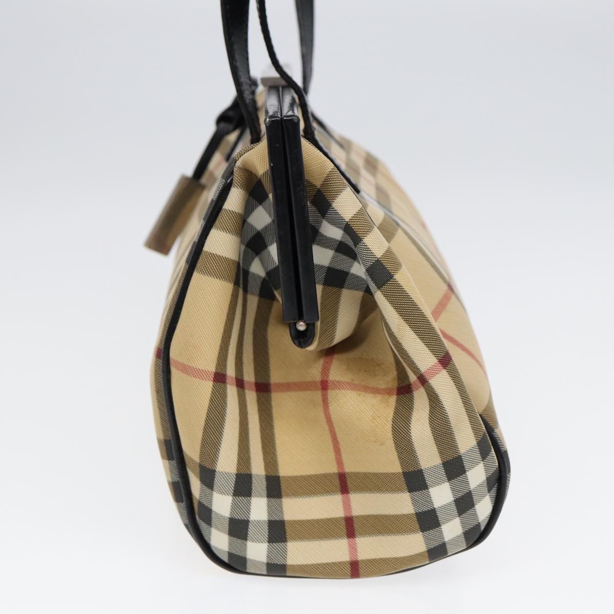 Burberry Nova Check Beige Canvas Shoulder Bag (Pre-Owned) Size ONE SIZE - 12 Thumbnail