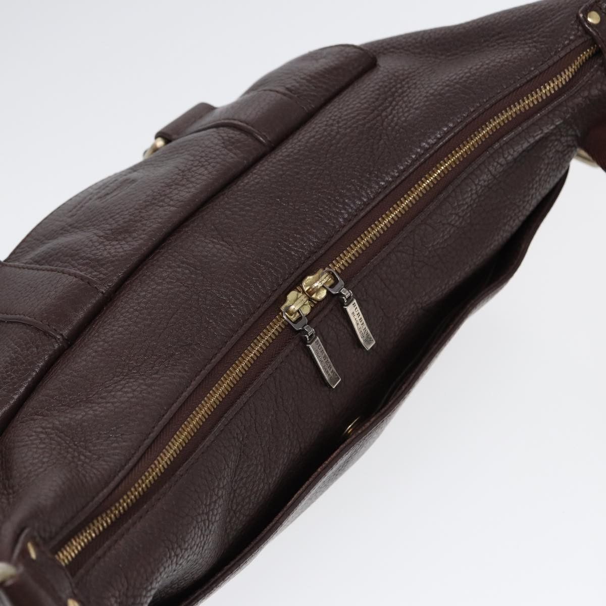 Burberry Nova Check Brown Leather Shoulder Bag (Pre-Owned) Size ONE SIZE - 16 Thumbnail
