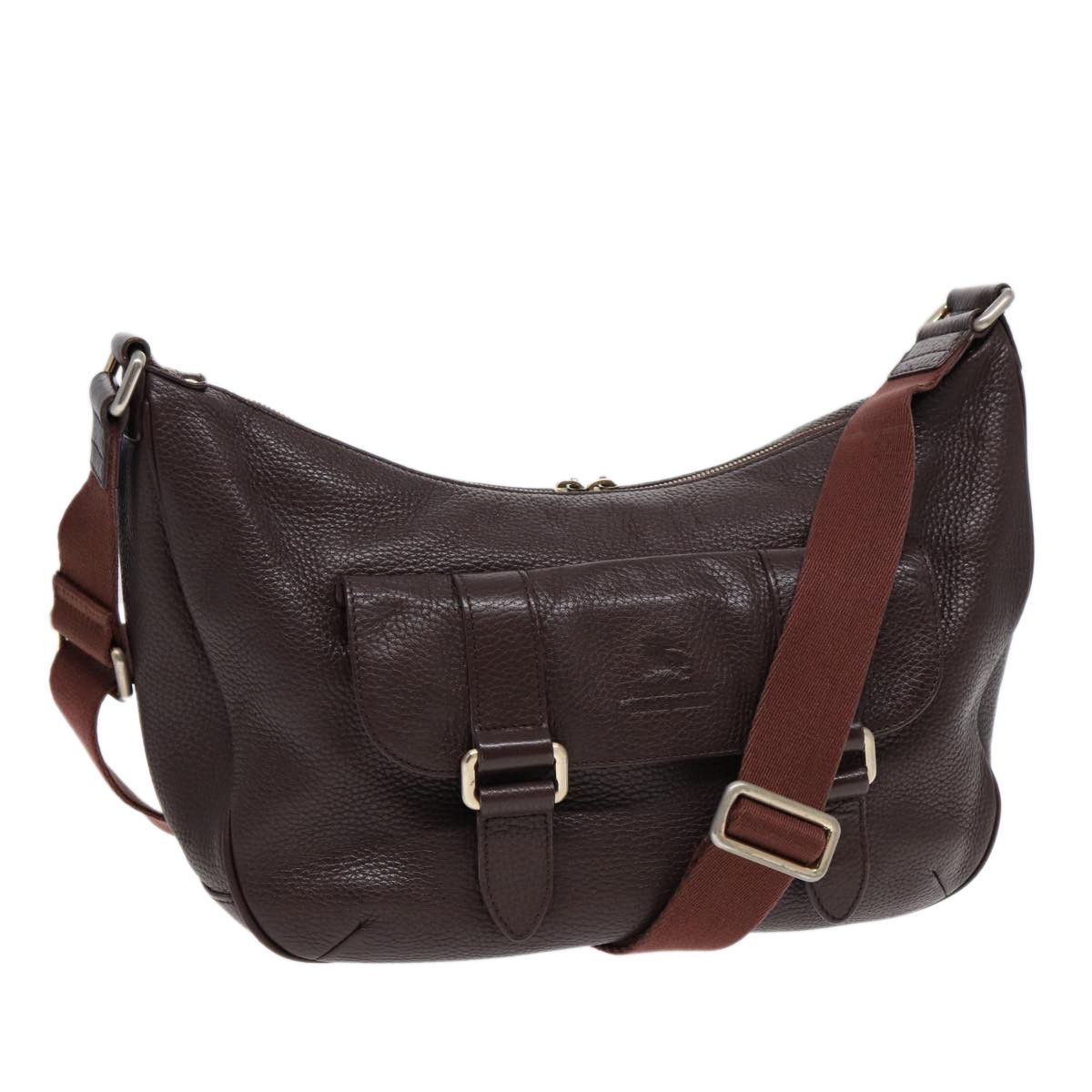 Burberry Nova Check Brown Leather Shoulder Bag (Pre-Owned) Size ONE SIZE - 12 Thumbnail