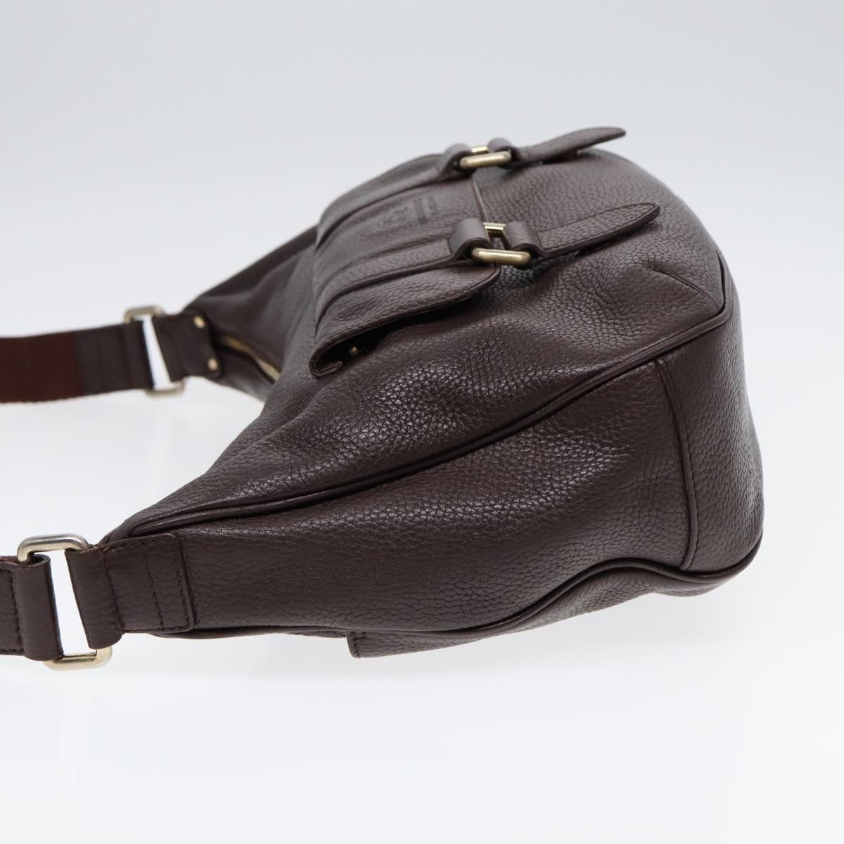 Burberry Nova Check Brown Leather Shoulder Bag (Pre-Owned) Size ONE SIZE - 3 Thumbnail