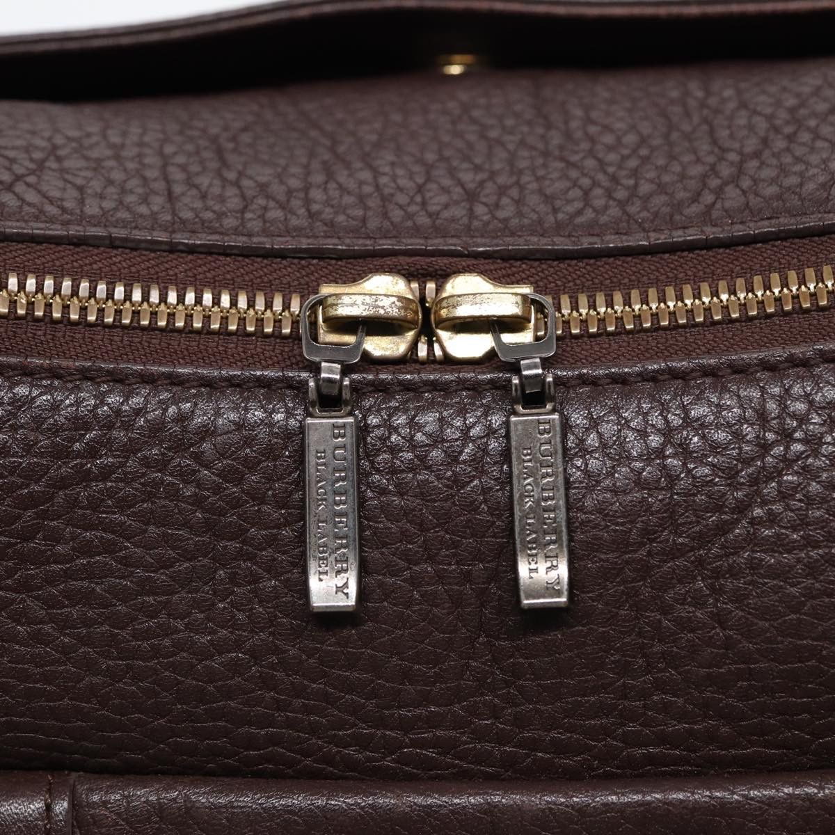 Burberry Nova Check Brown Leather Shoulder Bag (Pre-Owned) Size ONE SIZE - 6 Thumbnail