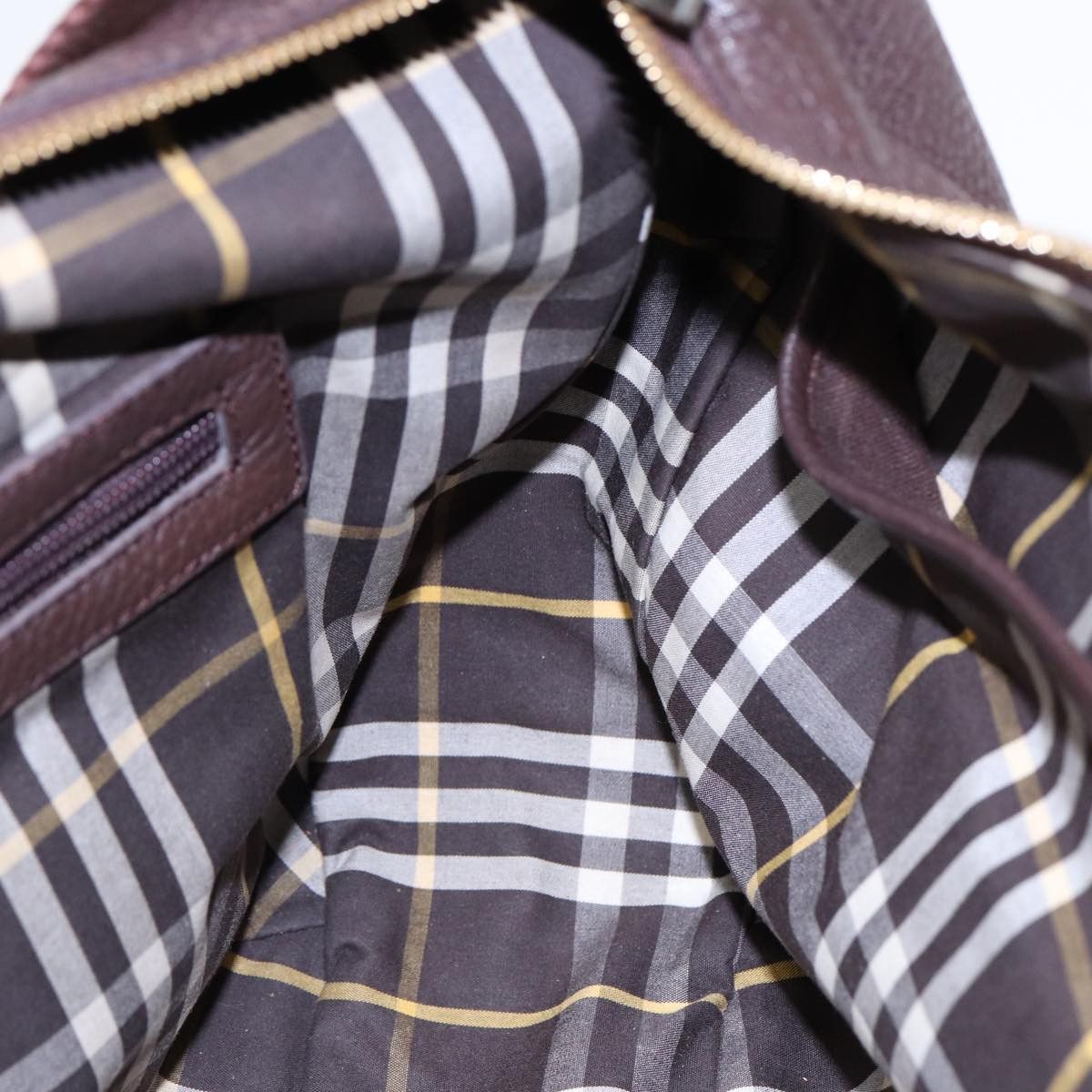 Burberry Nova Check Brown Leather Shoulder Bag (Pre-Owned) Size ONE SIZE - 19 Thumbnail